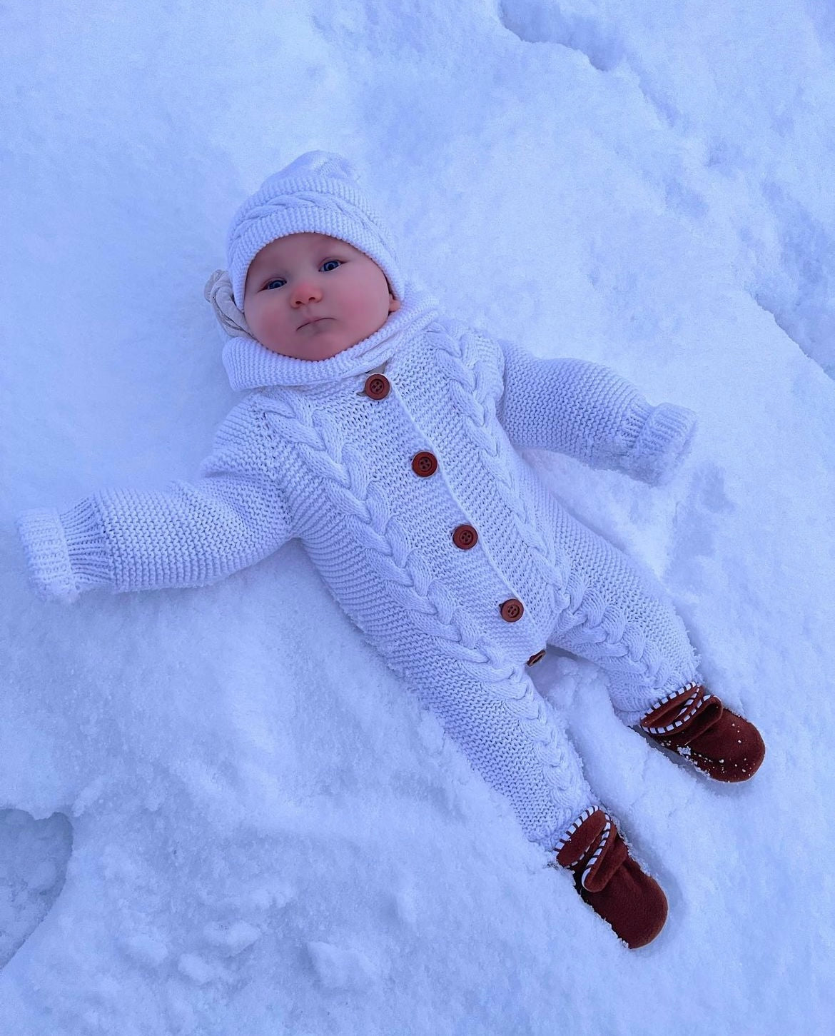 Anti-slip Sole, Fleece Baby Booties, Newborn Home Booties, Sweat Proof Organic Cotton Lining, Taba