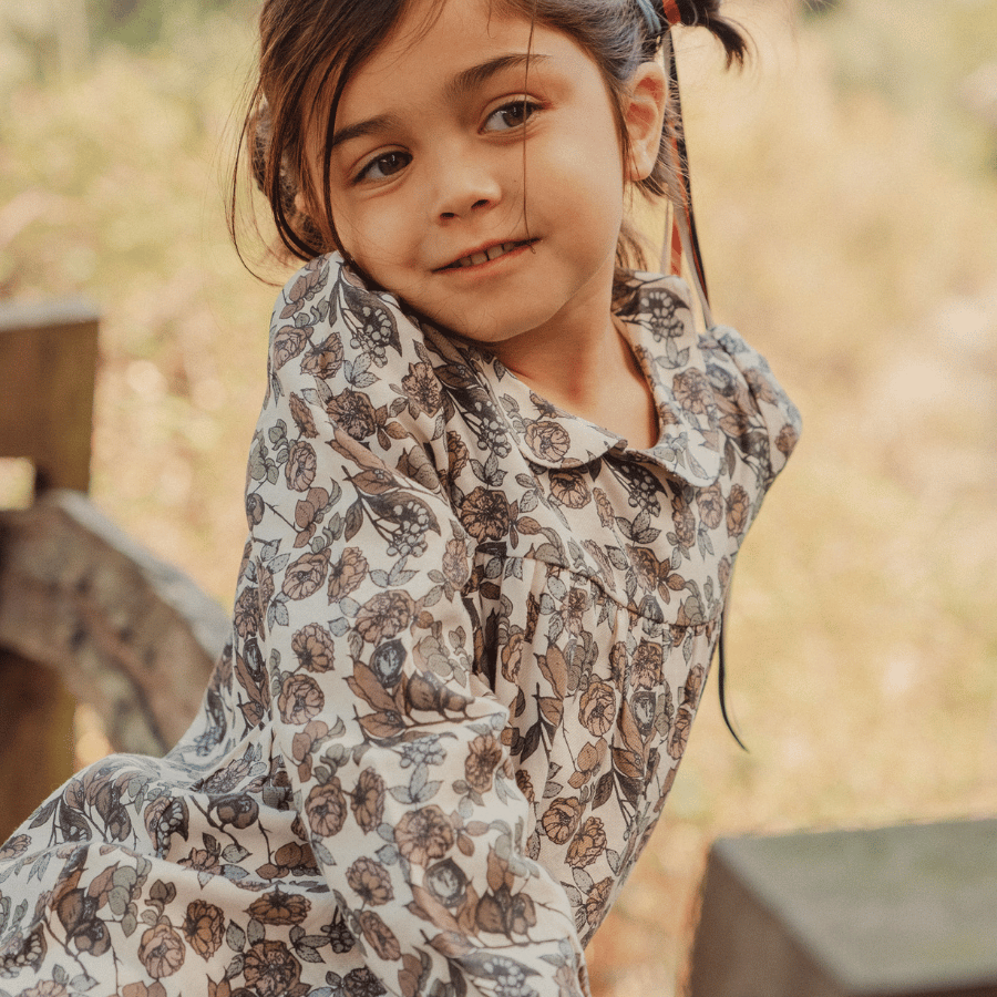 The Dressy Collar Dress - Magnolia