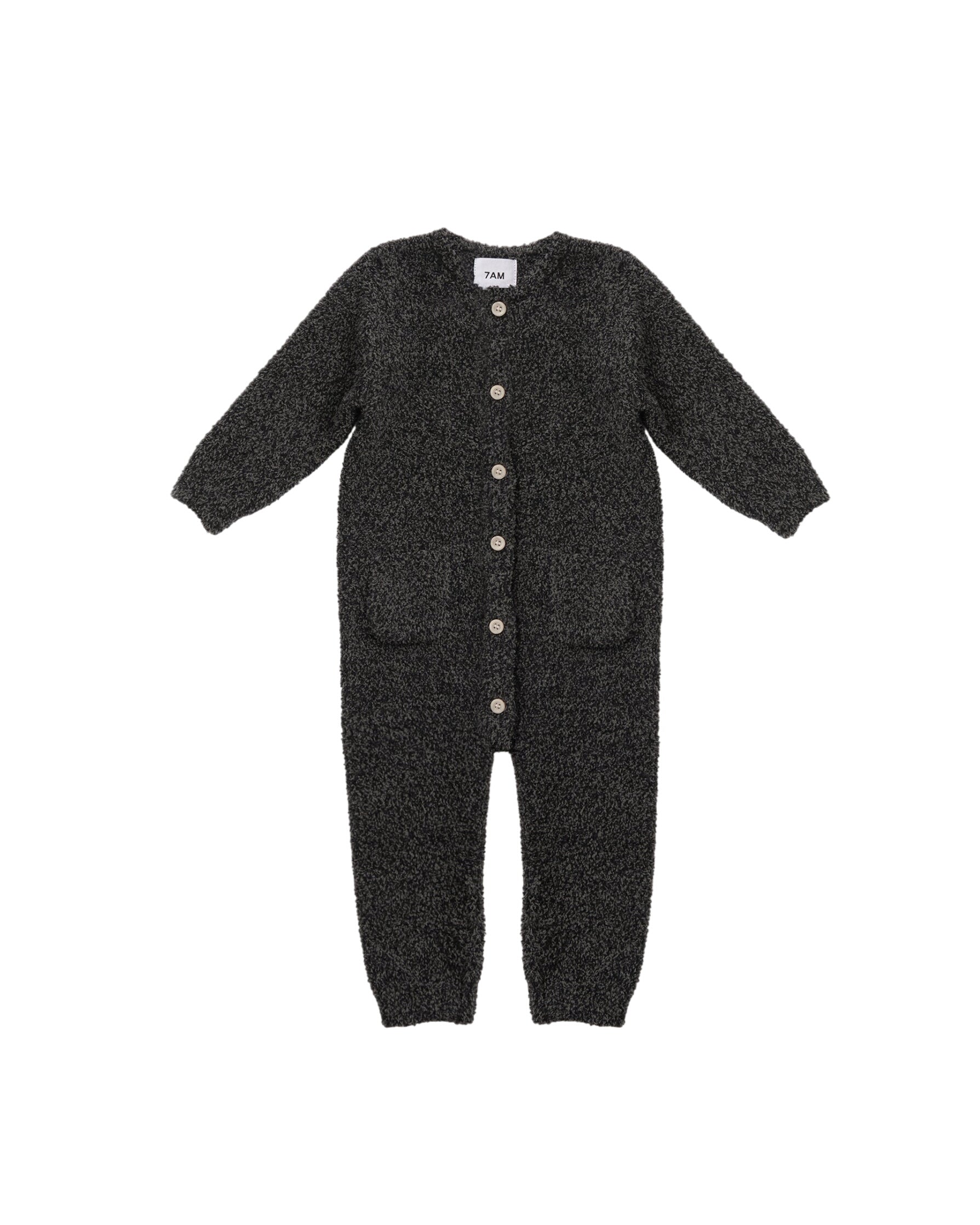 Long Sleeve Jumpsuit - Fuzzy