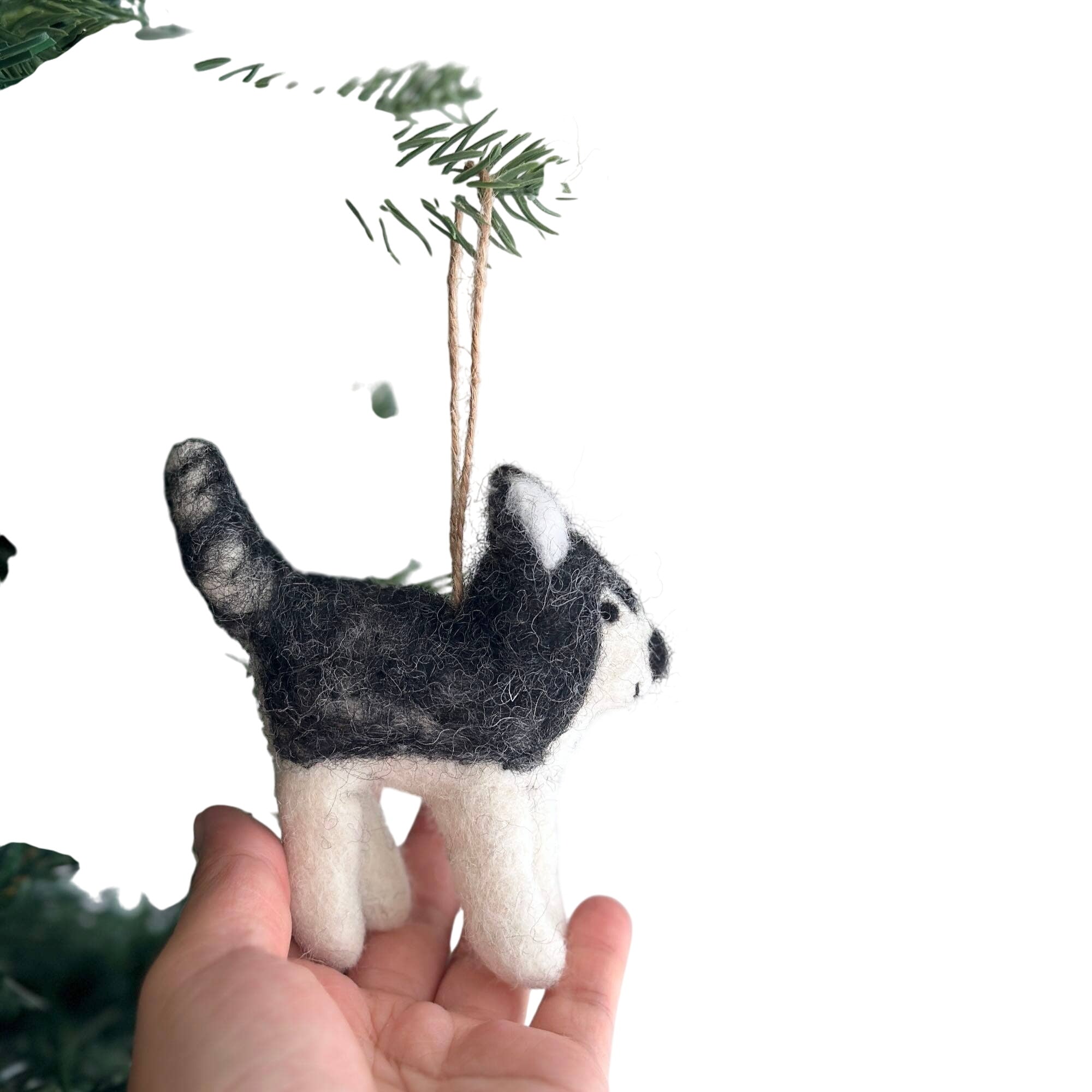 Felt Ornament - Husky