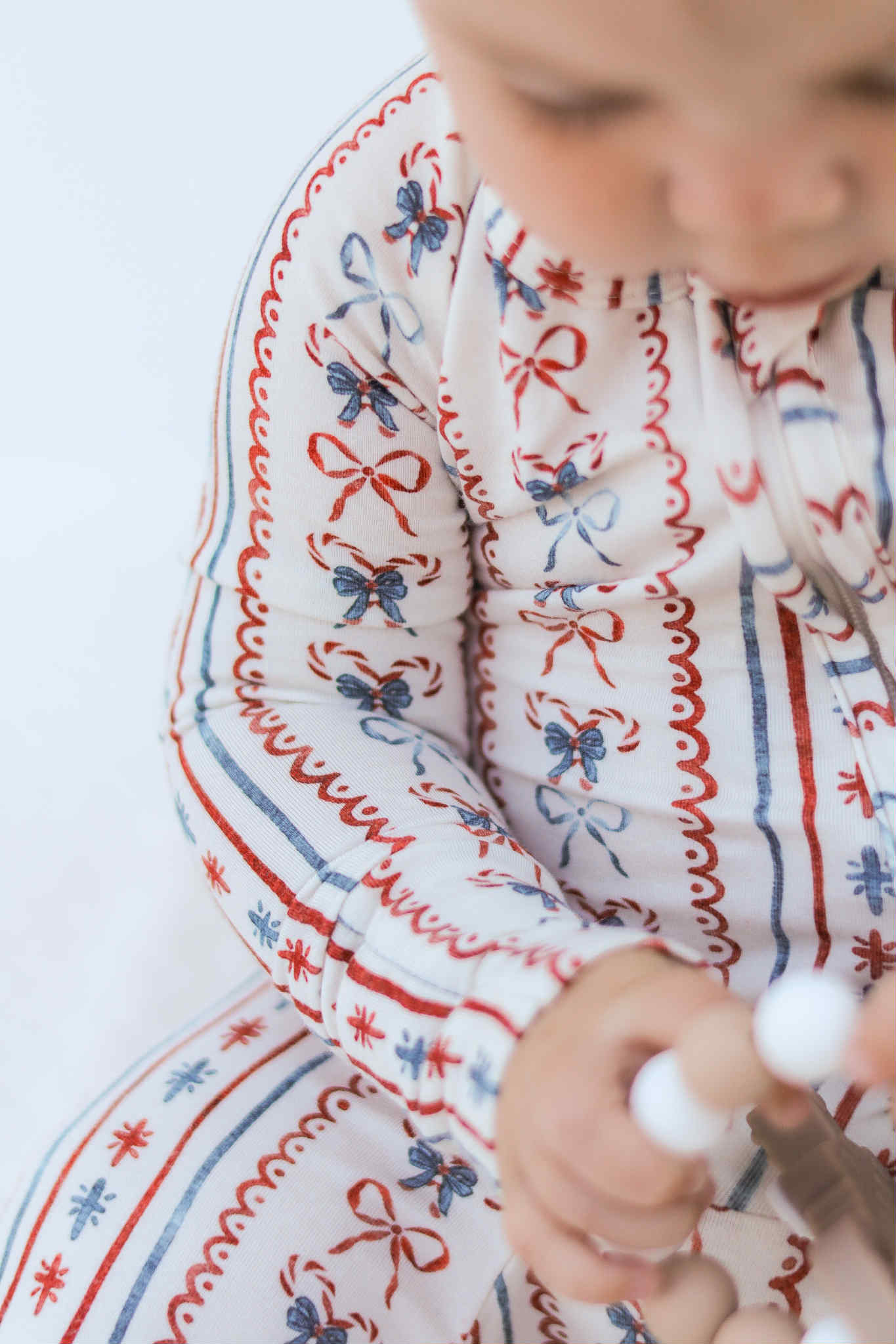 Candy Cane Lane Bamboo Zippy Pajamas