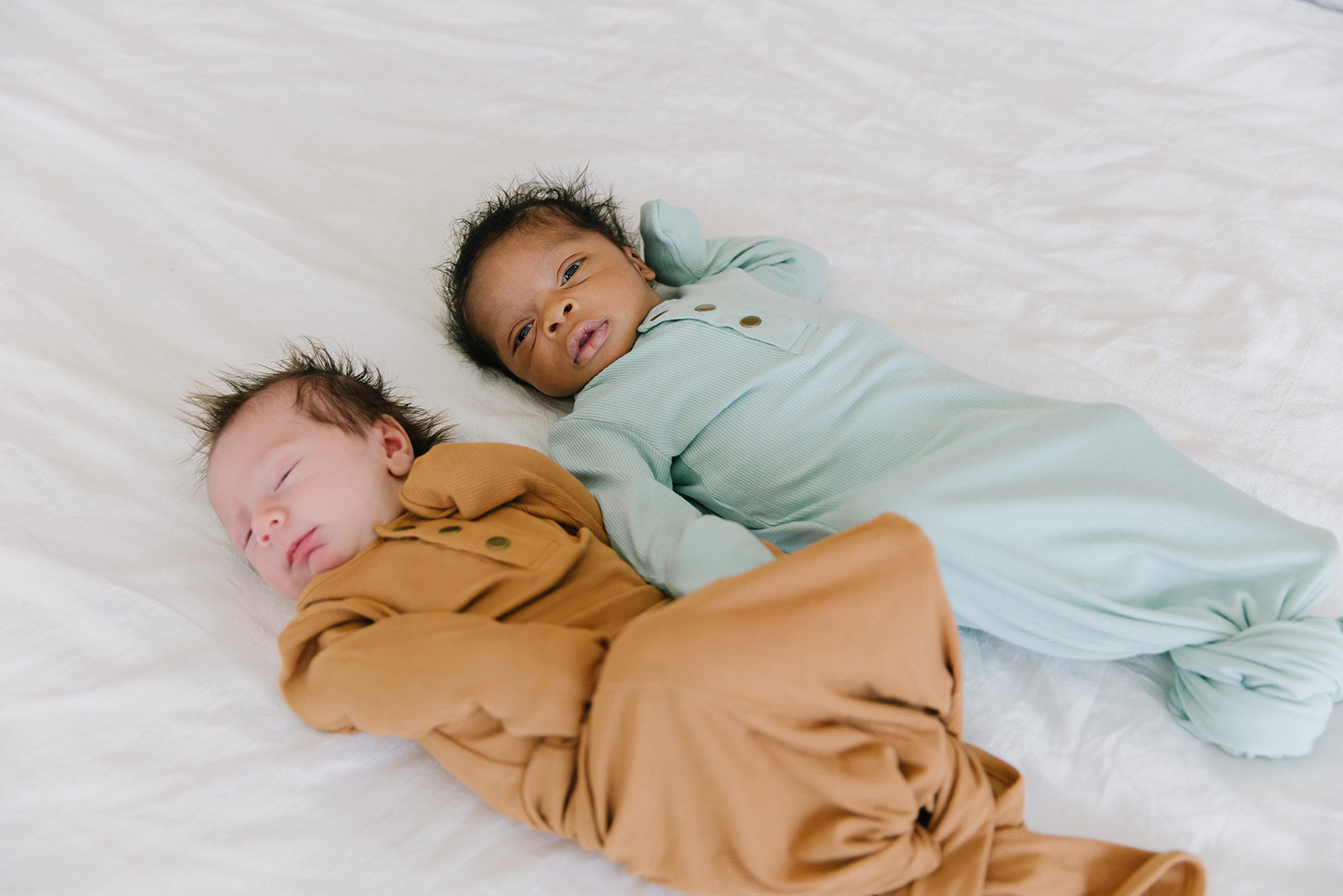 Camel Ribbed Knotted Sleeper