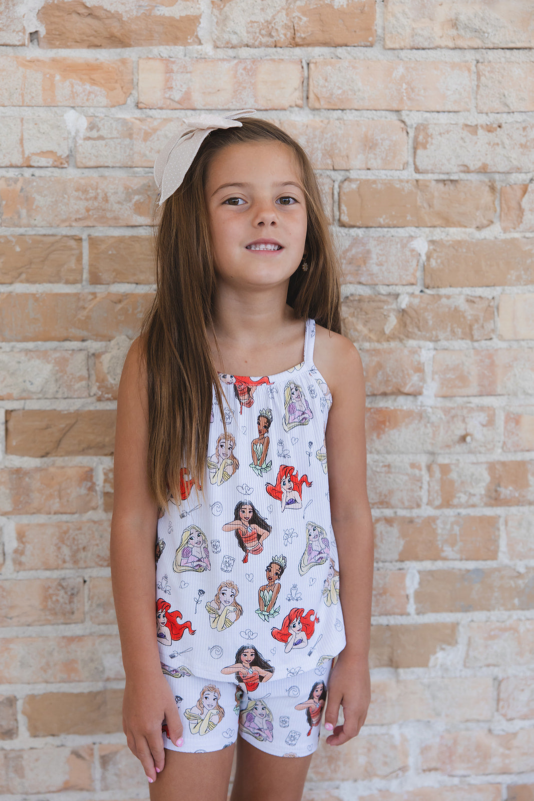 Doodle Princess (ribbed) - Tank Short Set