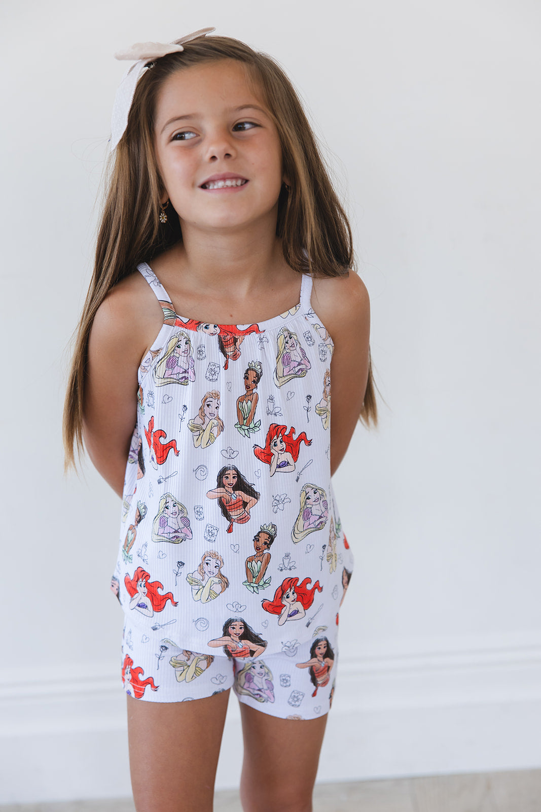 Doodle Princess (ribbed) - Tank Short Set