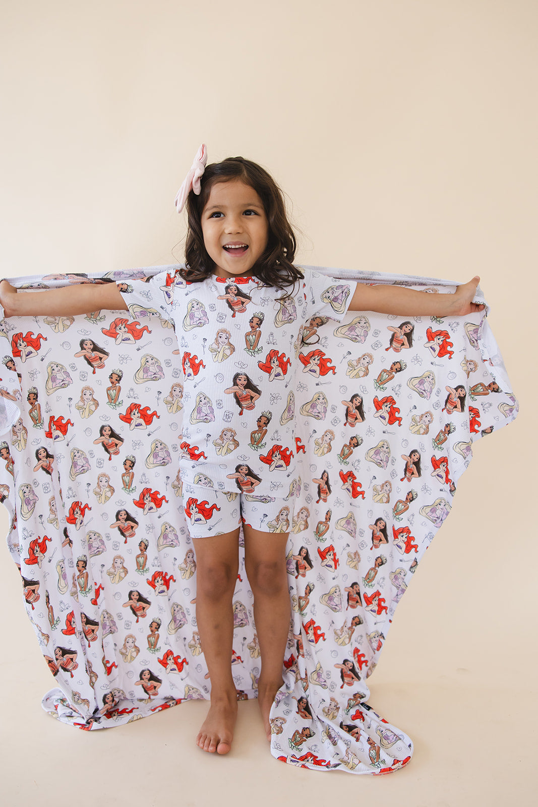 Doodle Princess (ribbed) - Lightweight Blanket