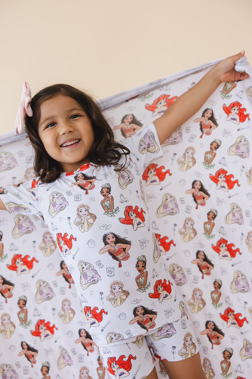 Doodle Princess (ribbed) - Lightweight Blanket