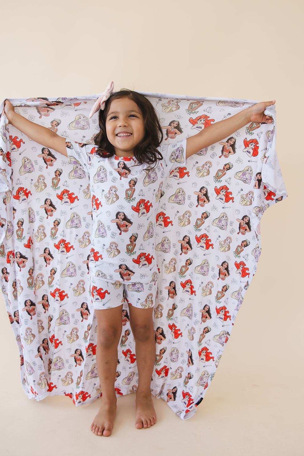 Doodle Princess (ribbed) - Lightweight Blanket