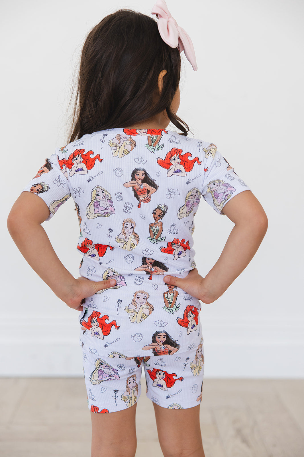 Doodle Princess (ribbed) - Biker Short Set