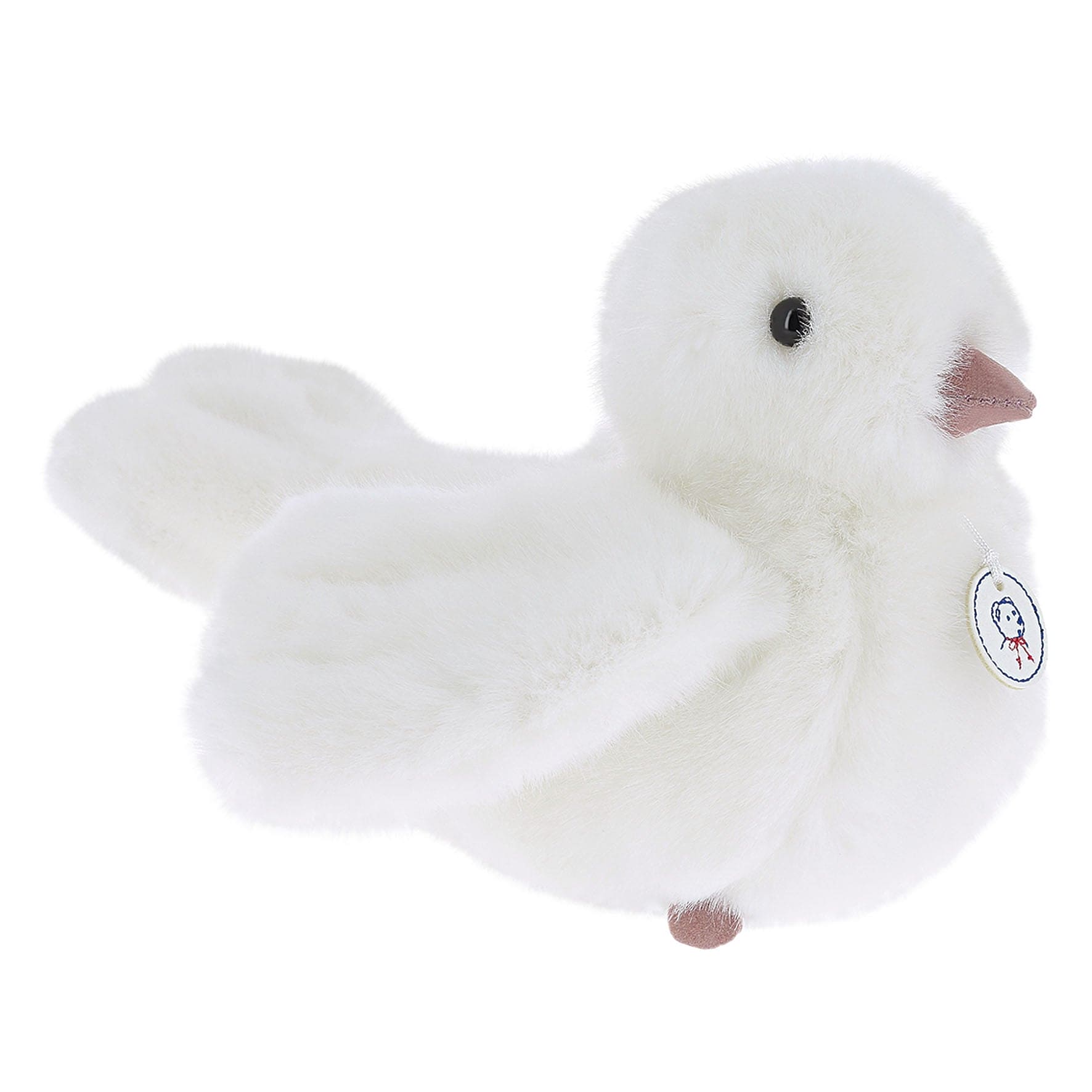 Yona | White Musical Dove Plush (30cm) - Made In France
