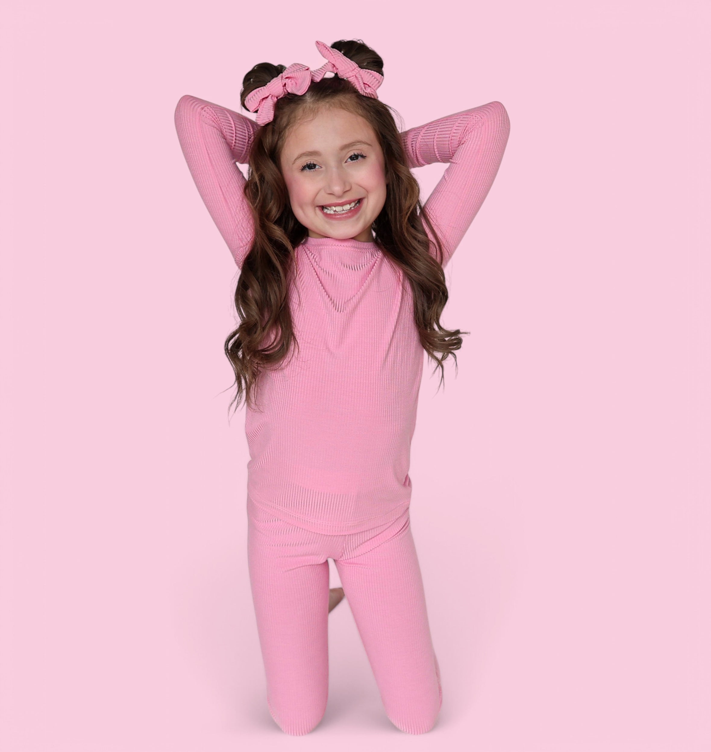 Bella Pink Rib Dream Set