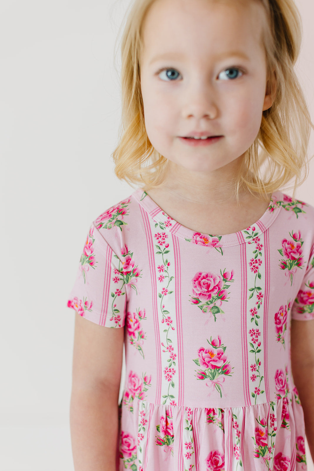 Fancy Fleur Ruffled Dress