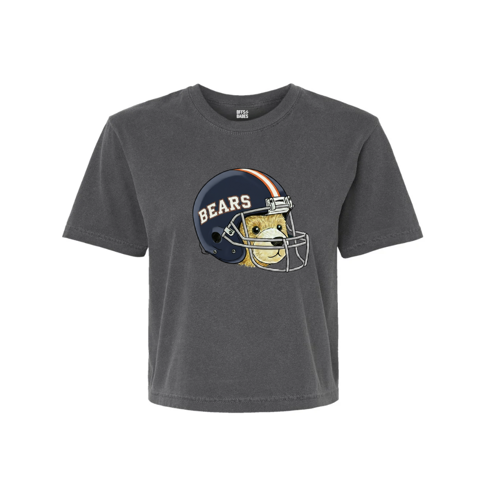 Football Bears ♡ Adult Cropped Team Tee