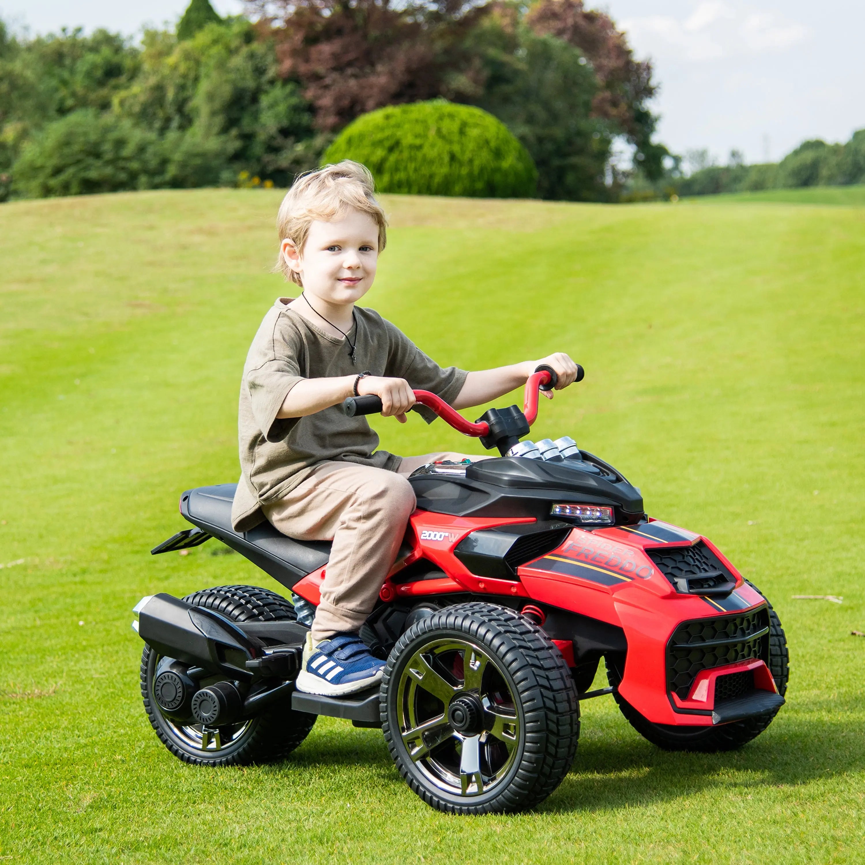 24v Freddo Spider 2 Seater Ride-on 3 Wheel Motorcycle
