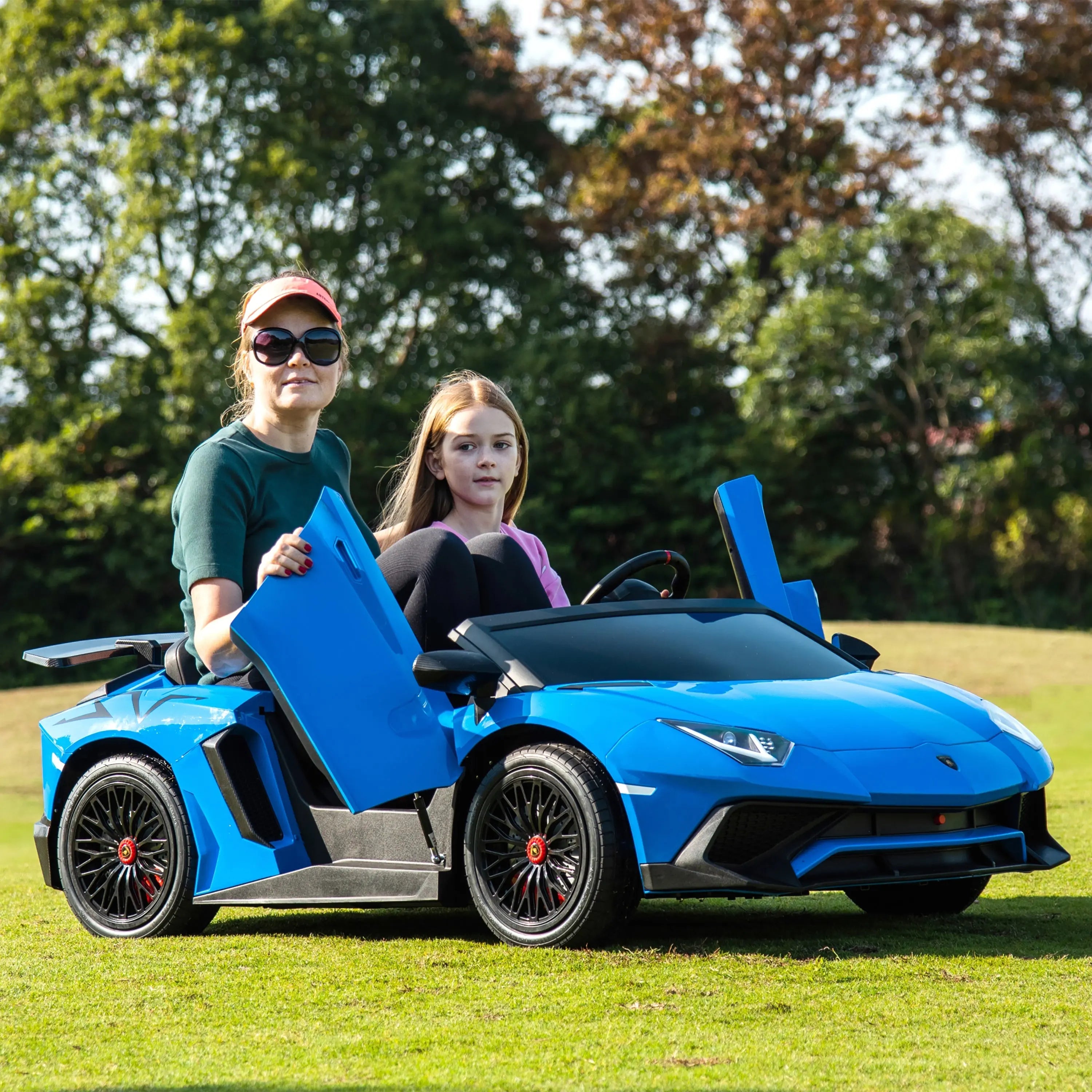 24v Lamborghini Aventador 2 Seater Ride On Car For Kids: Advanced Brushless Motor & Differential For High-octane Fun