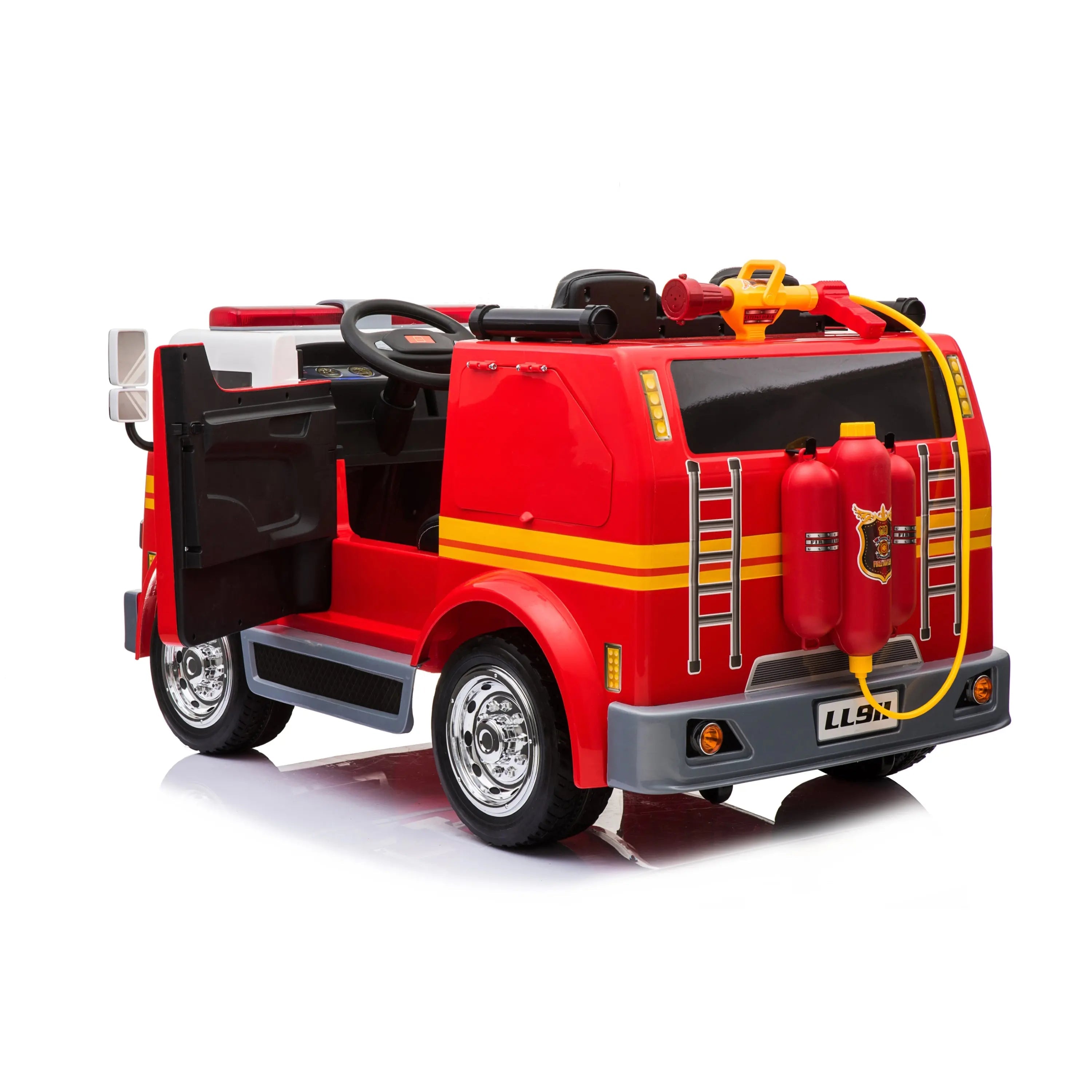 24v Freddo Fire Truck 2-seater Ride On
