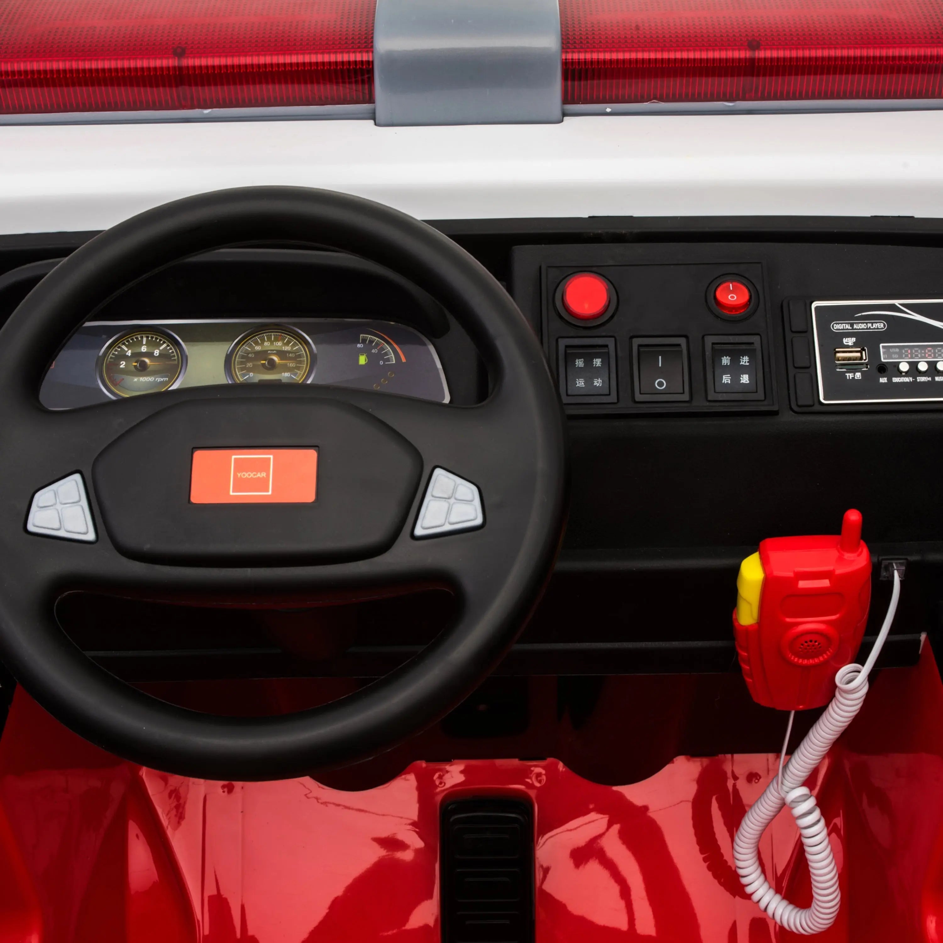 24v Freddo Fire Truck 2-seater Ride On