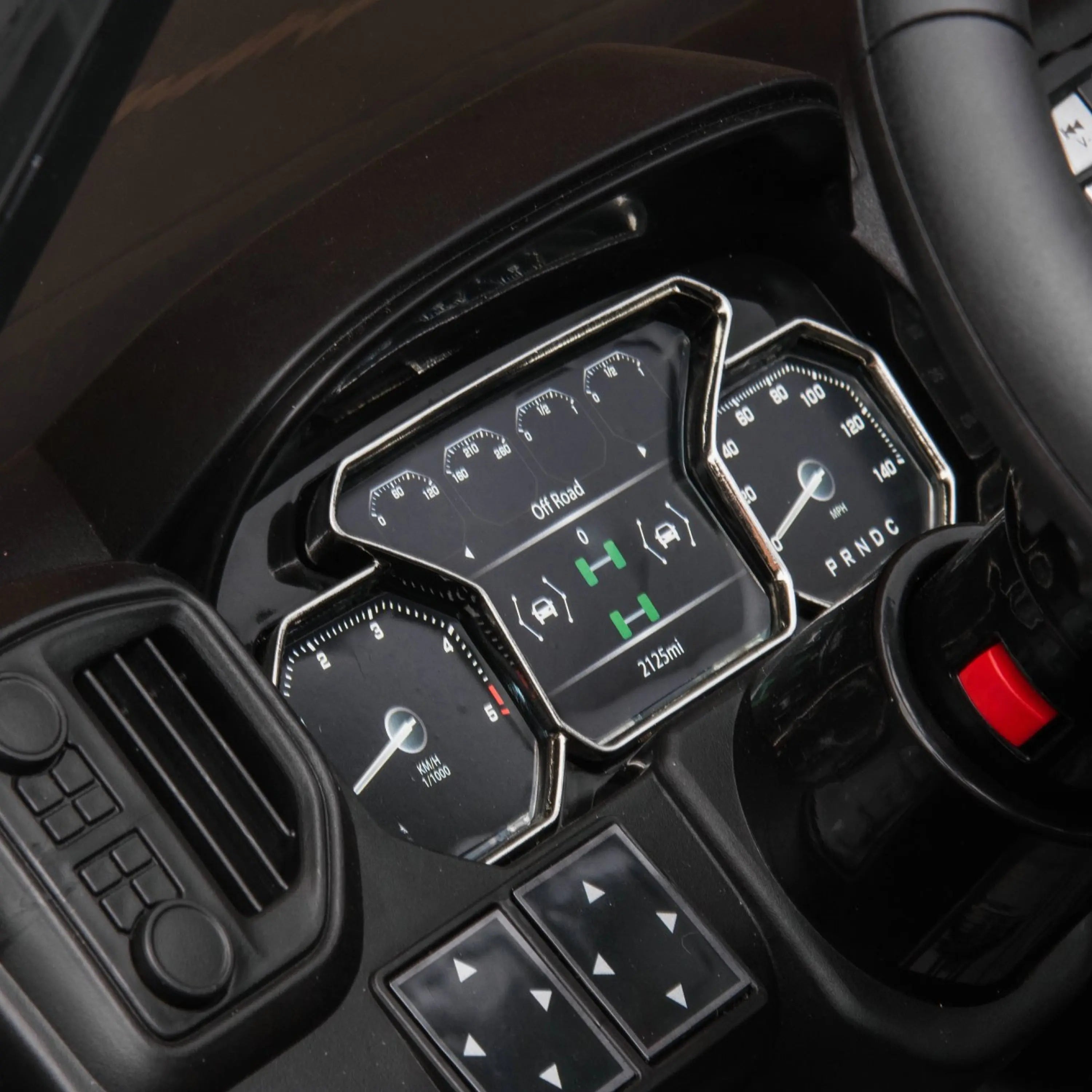 24v Gmc Sierra Denali 2 Seater Police Ride-on Truck