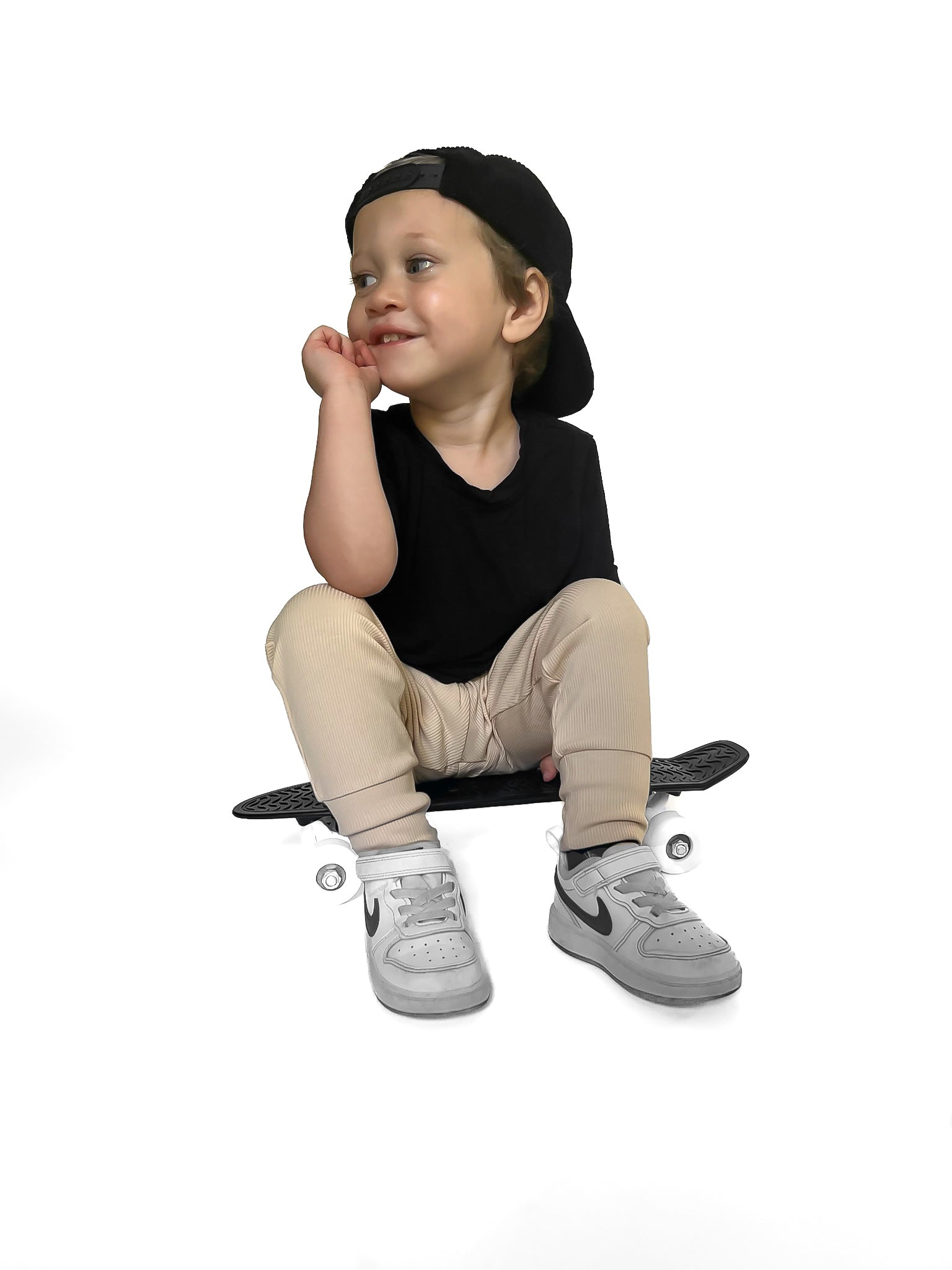 Bamboo Ribbed Leggings - Sand