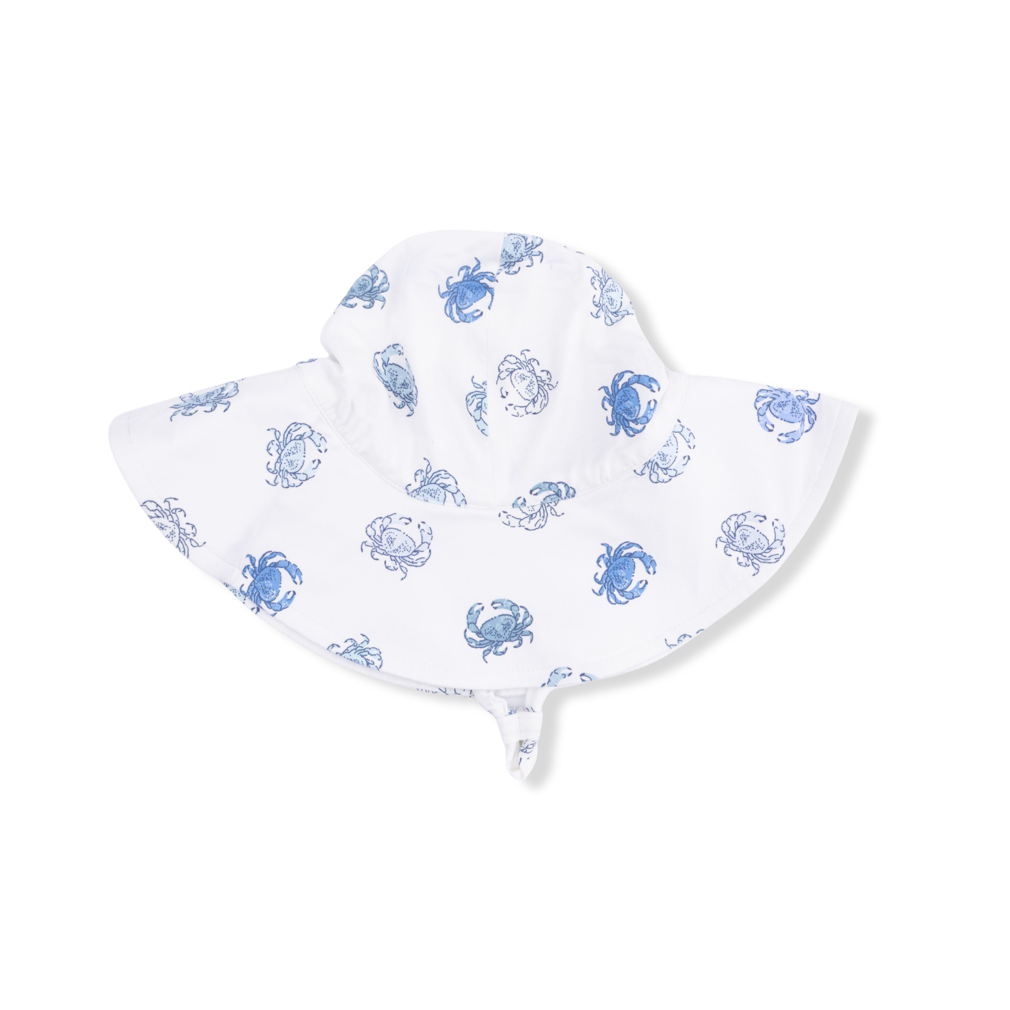 Blue Crabs - Wide Brim Sun Hat