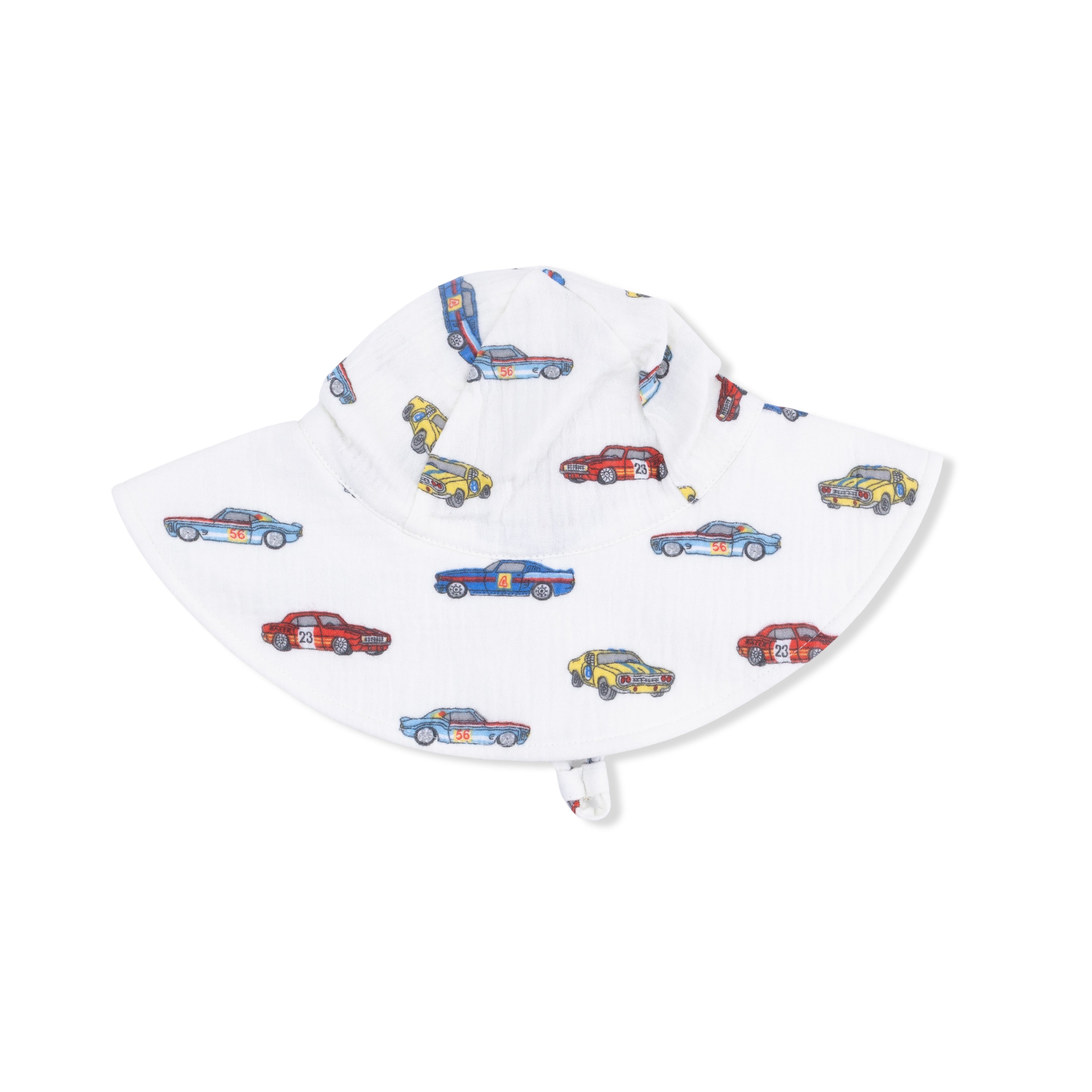 Race Cars - Wide Brim Sun Hat