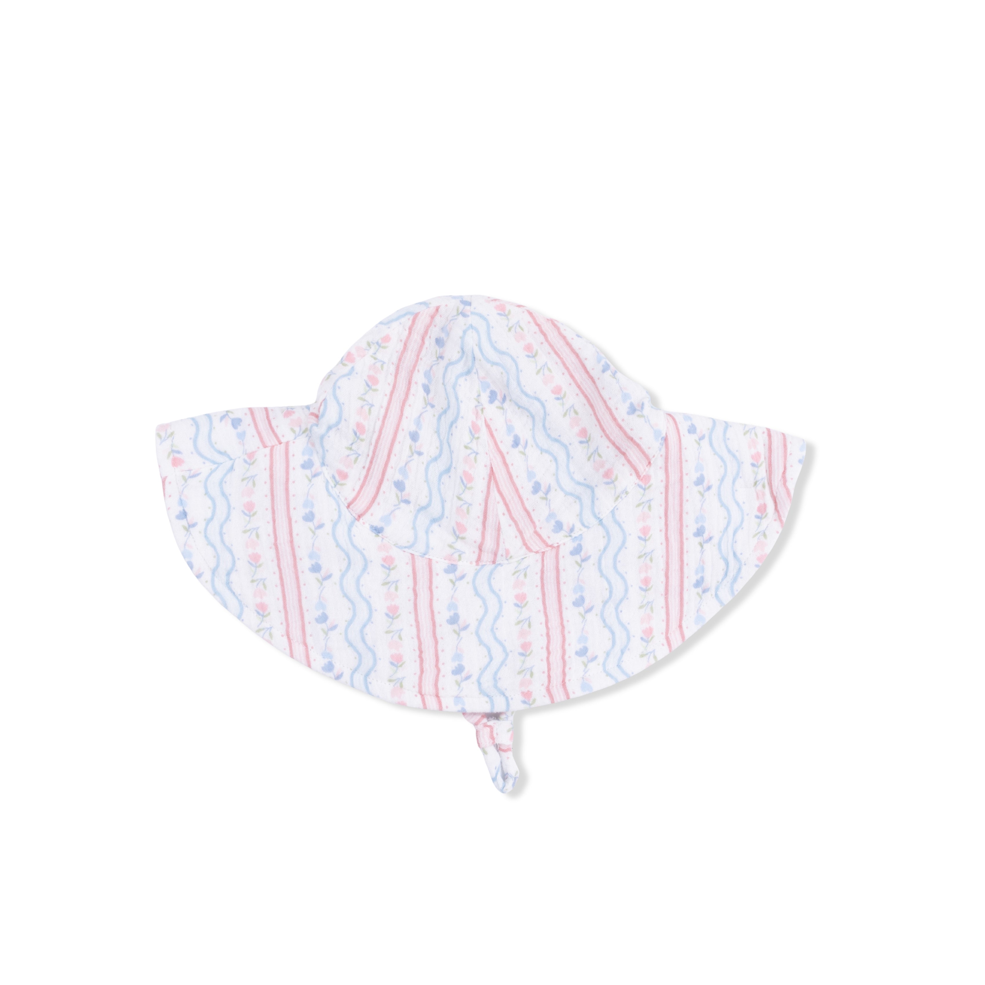 Tulip Stripe - Wide Brim Sun Hat