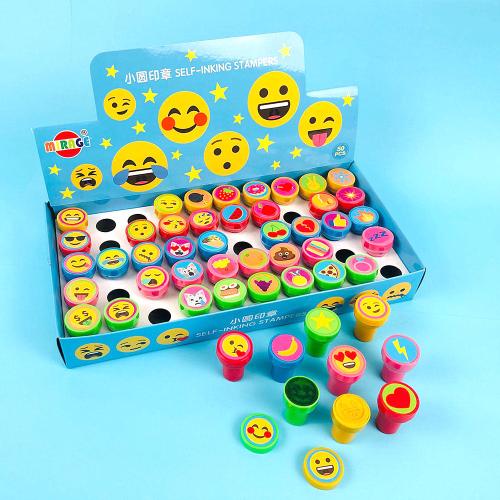 Emoji Assorted Stampers For Kids - 50 Pcs