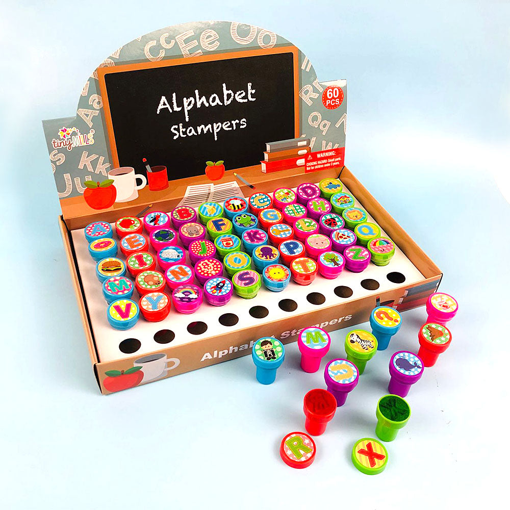 Alphabet Assorted Stampers For Kids With Free Activity Book