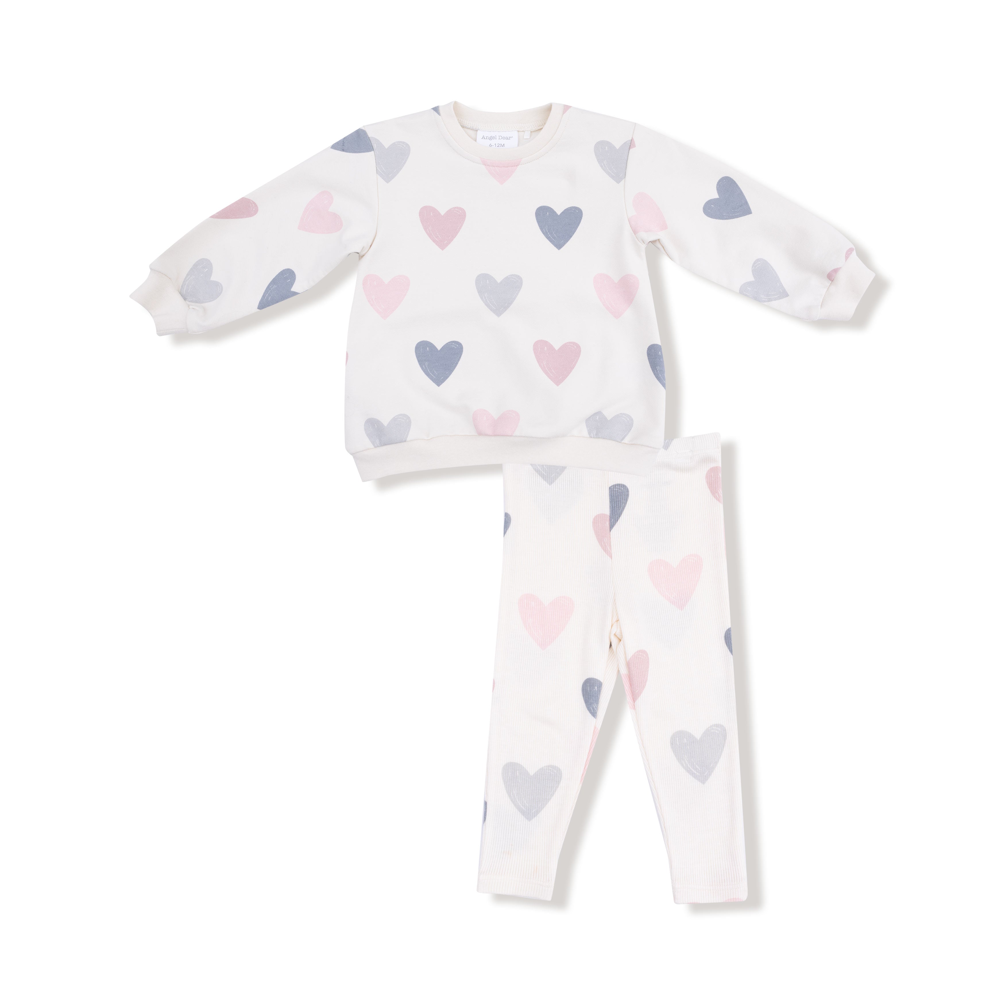 Puffy Long Sleeve Oversized Sweatshirt + Legging