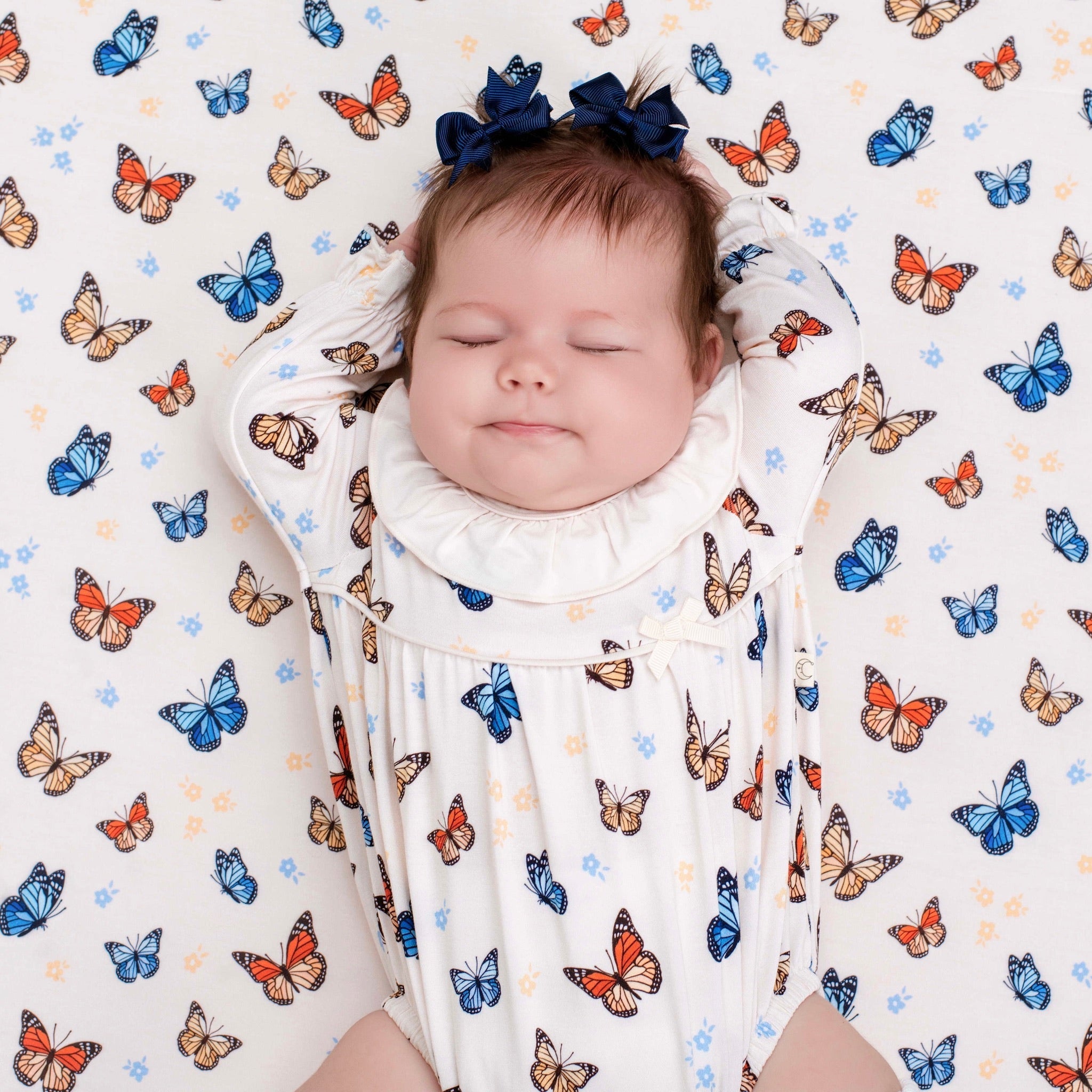 Butterfly Dreams Long Sleeve Bubble Romper