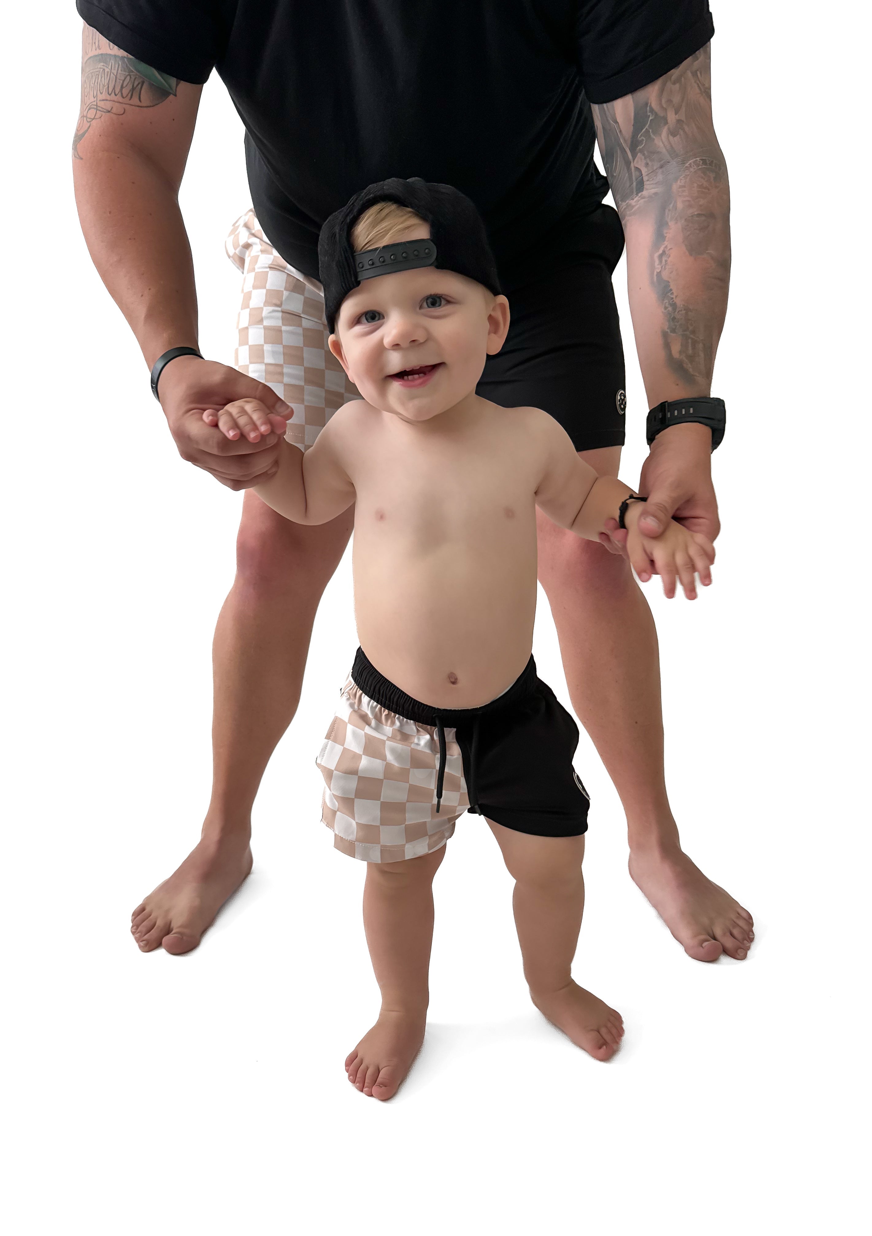 Adult - Hybrid Swim Shorts - Sand Dunes