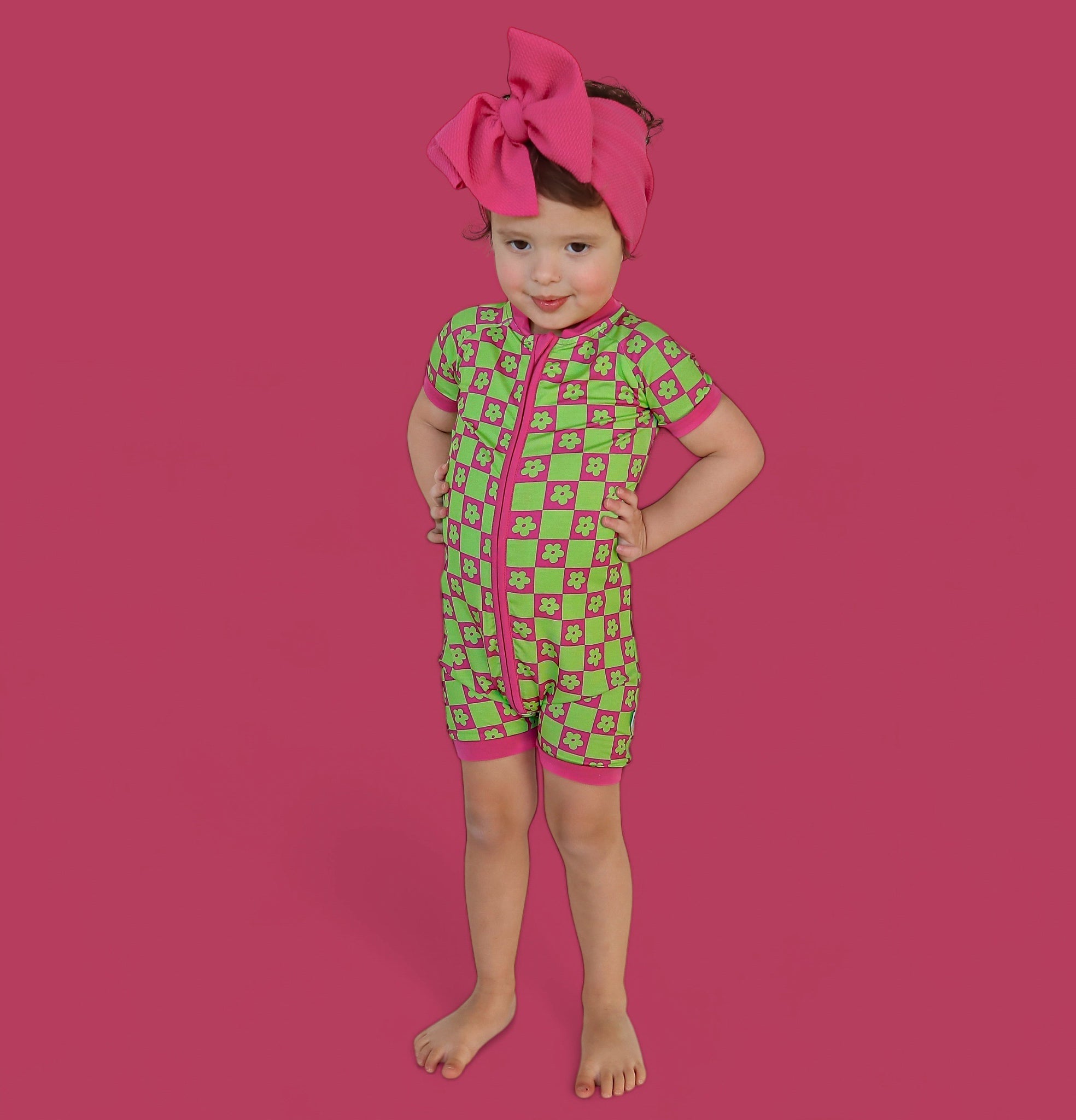 Wild Daisy Checkers Dream Shortie