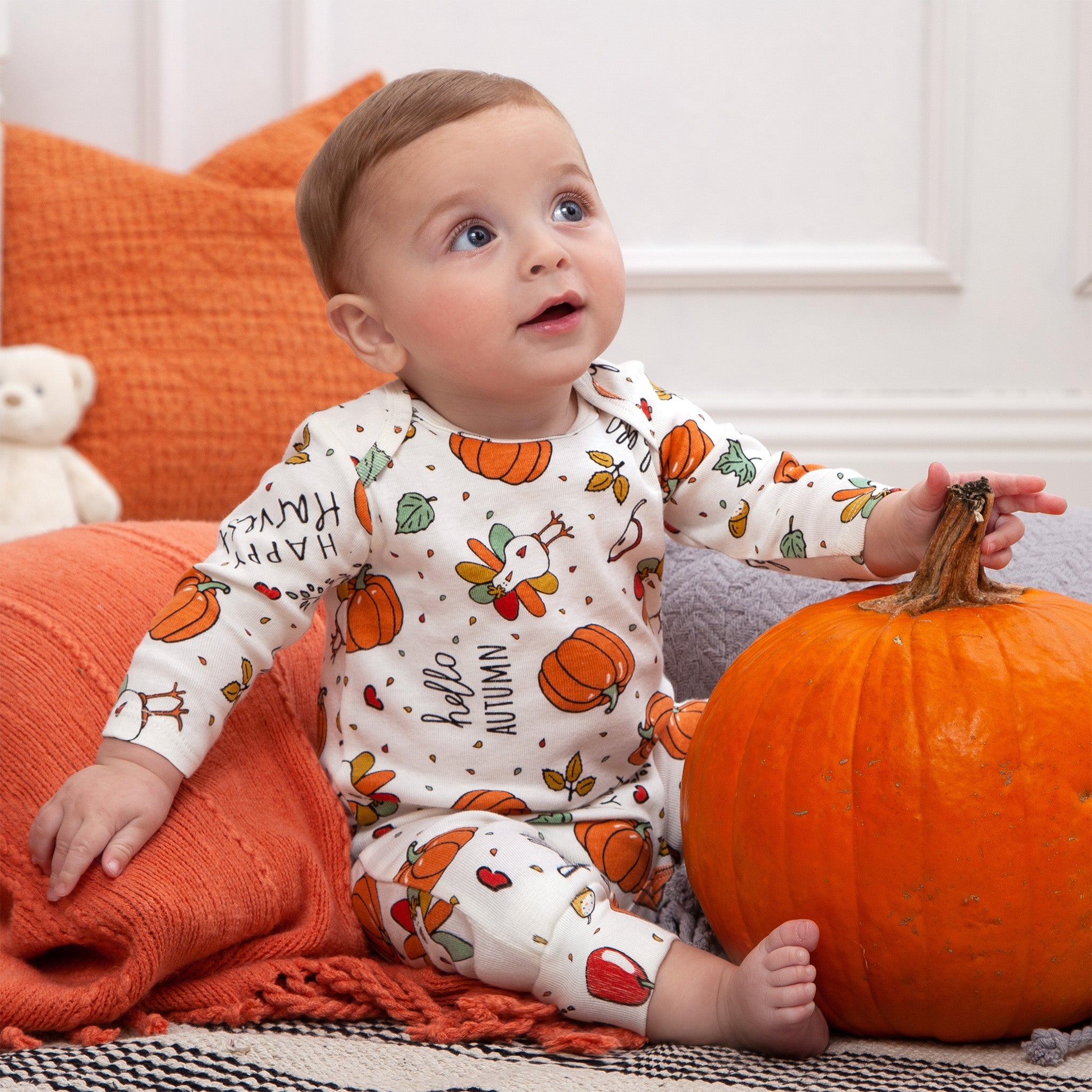Pumpkin Harvest Thanksgiving Romper