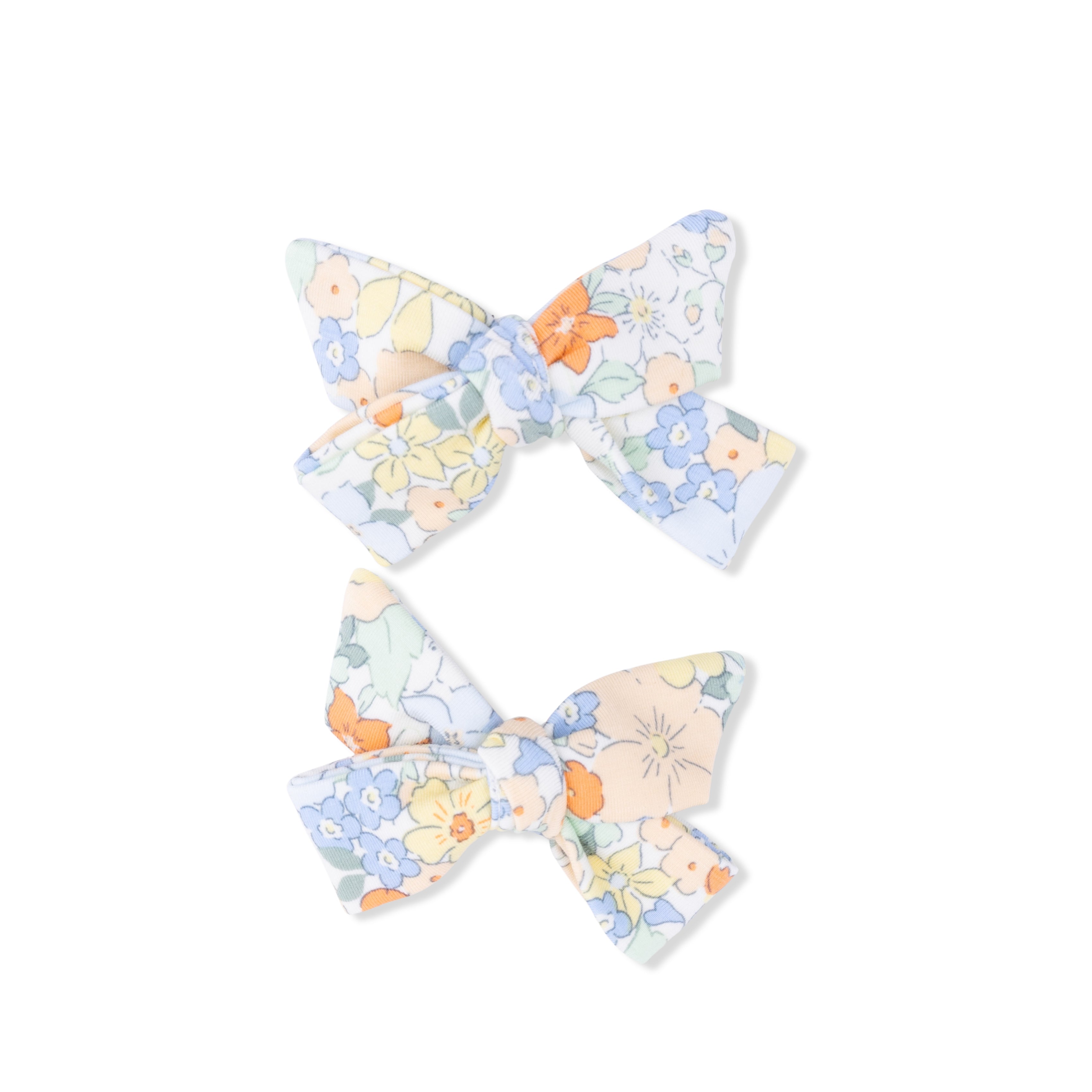 Georgia Floral - 2 Pack Bow Clips