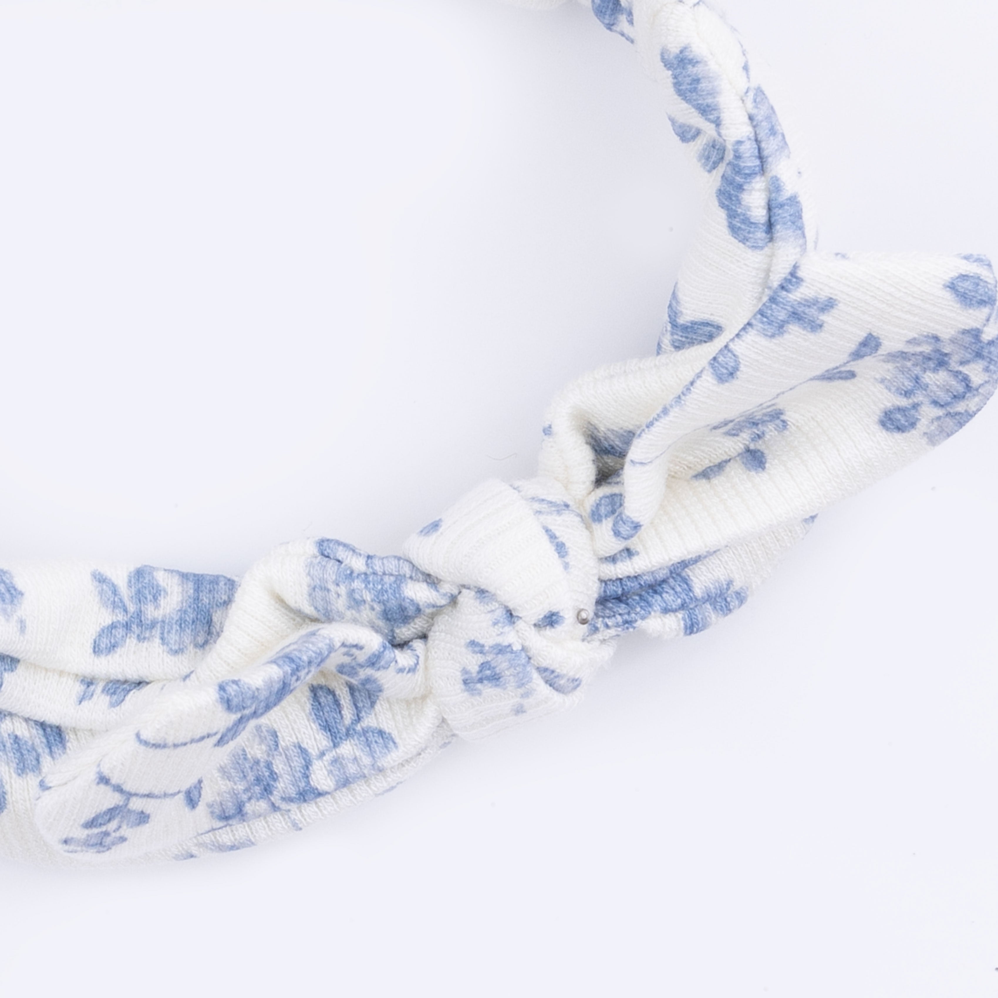 Baby Blue Vines Floral - Knot Headband