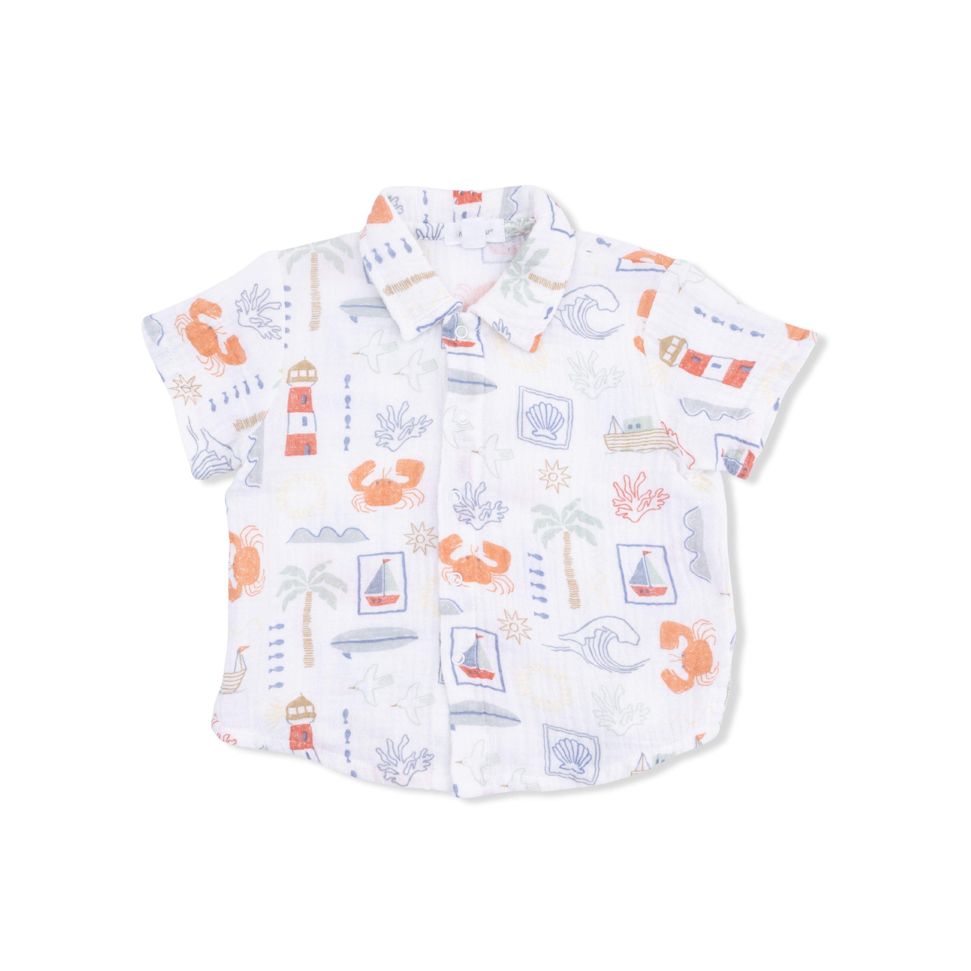 Club Mediterranean - Polo Button Up With Casual Short