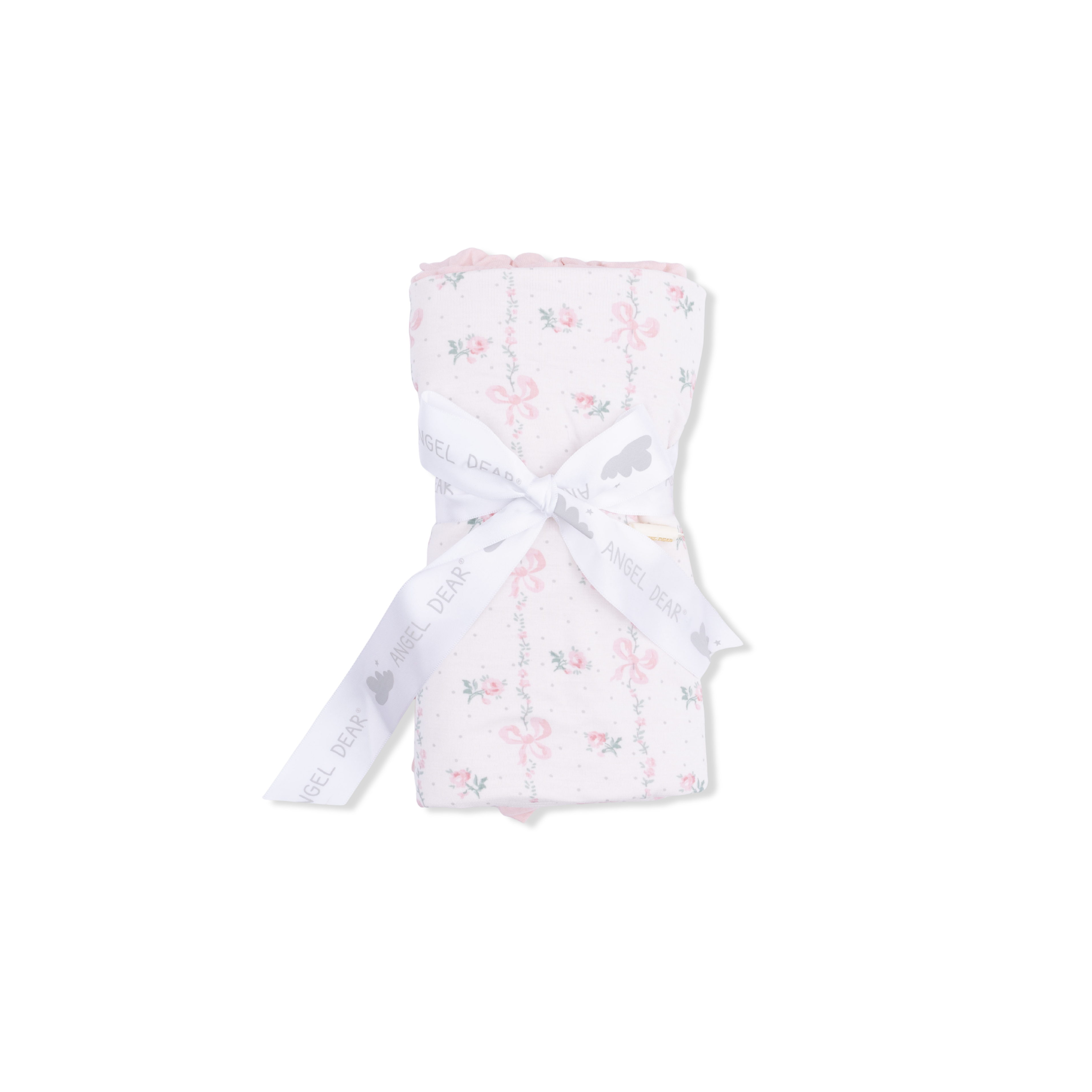 Dainty Buds And Bows - Ruffle Blanket