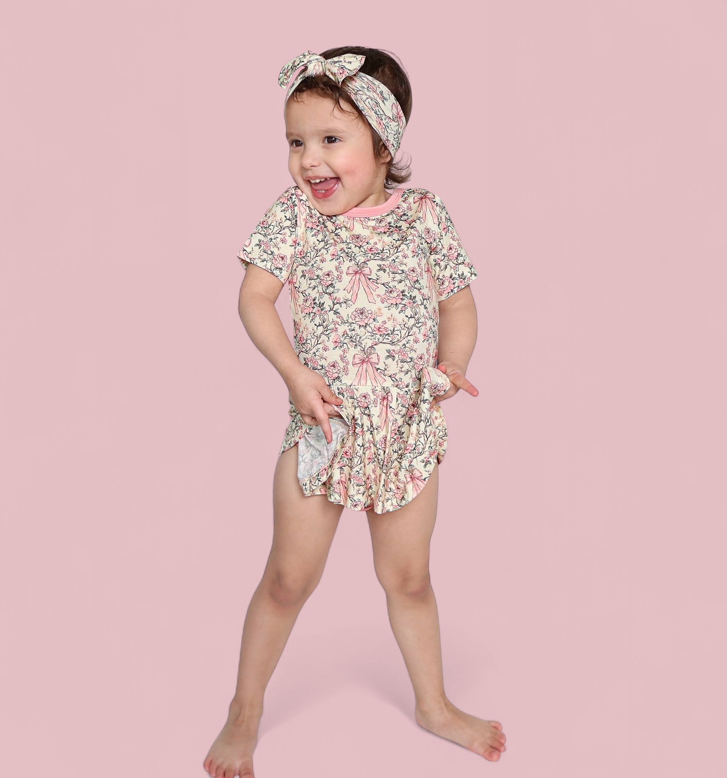 Victorian Bloom Dream Bodysuit Dress