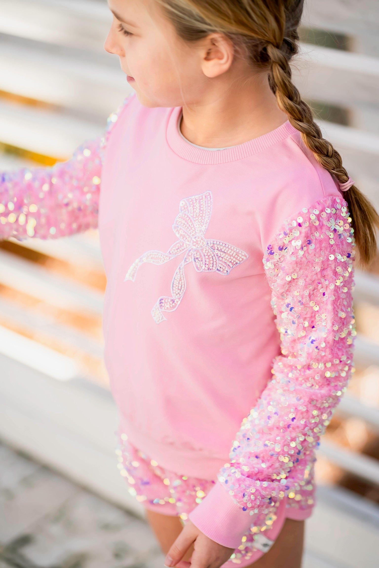 *preorder-mid July Delivery* Sparkle Sport Set ~ Bow