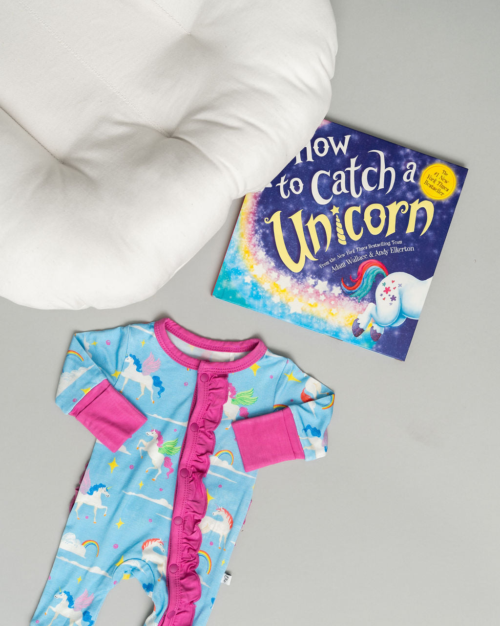 Sage Bamboo Ruffle Convertible Footie