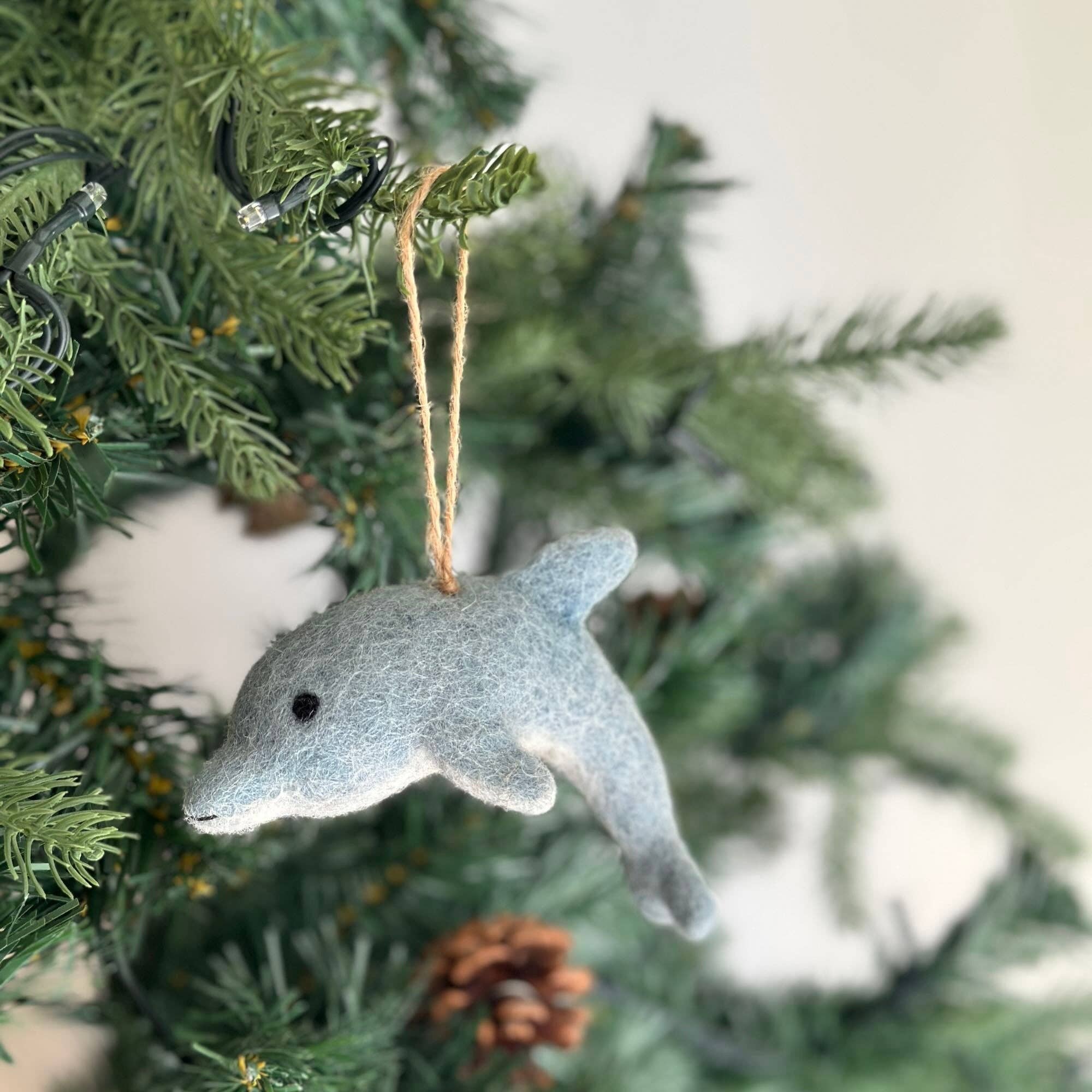 Felt Ornament - Dolphin