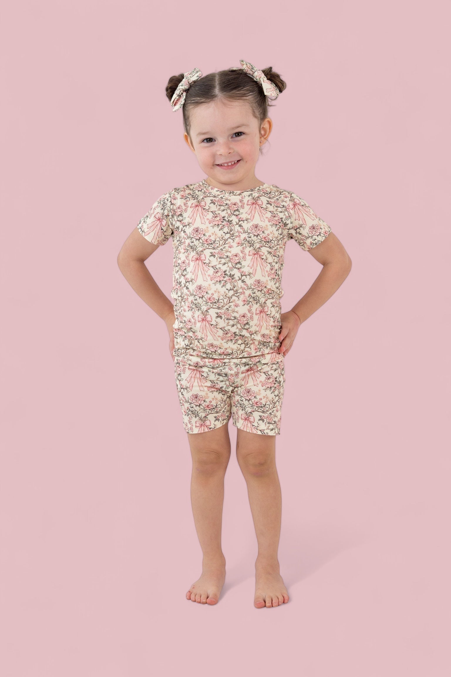 Victorian Bloom Dream Short Set