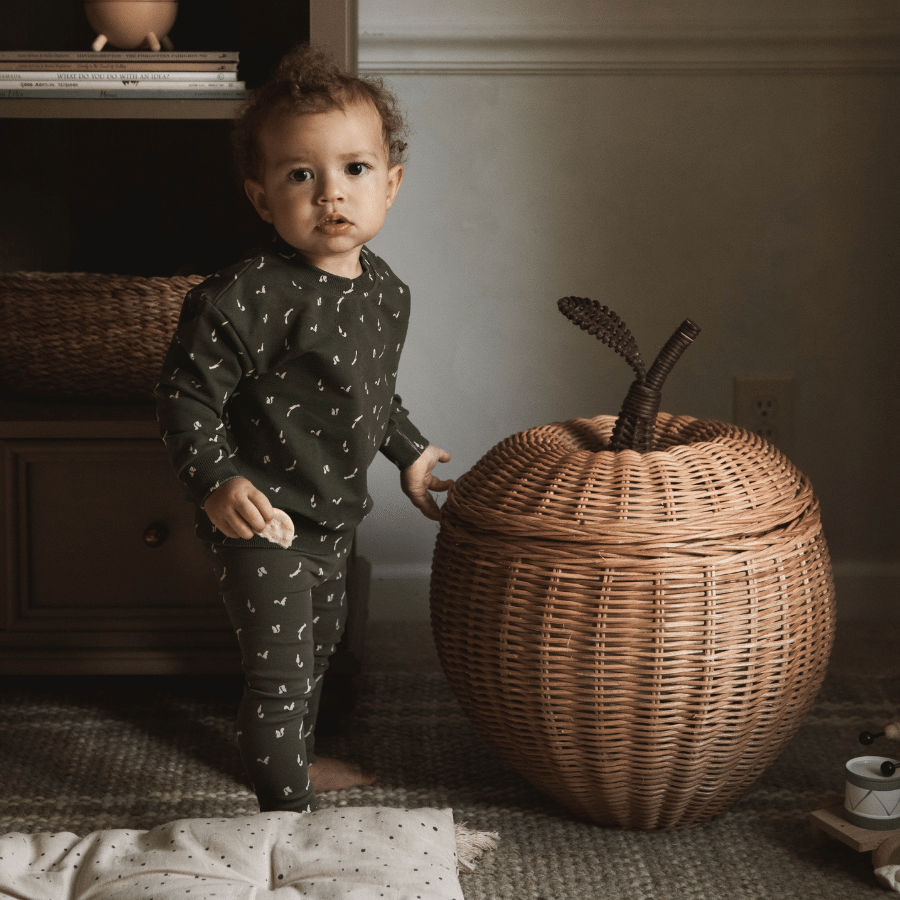 The Printed Long Sleeve Tee - Squirrel