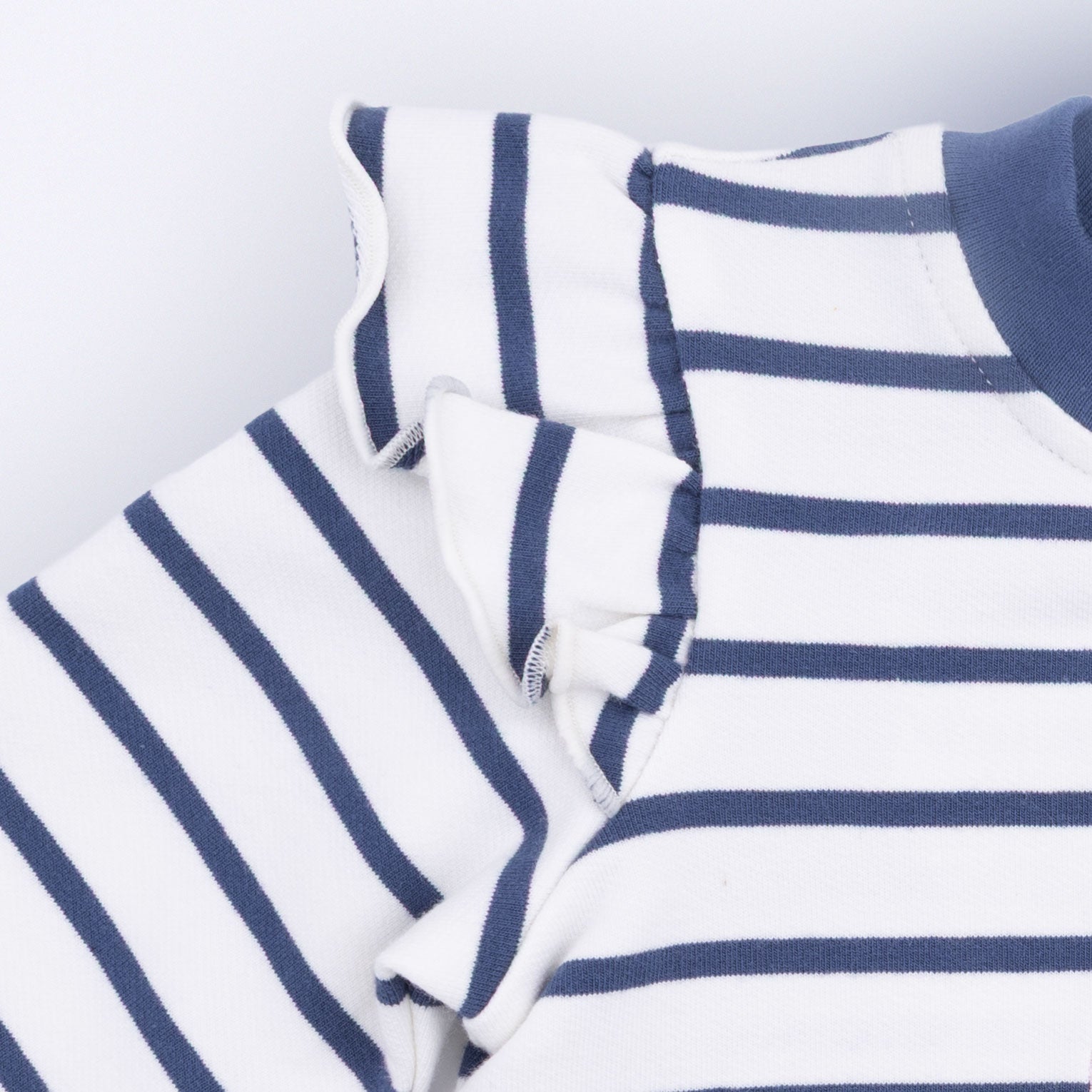 Bubbly Sailboat - Ruffle Sweatshirt & Paperbag Short