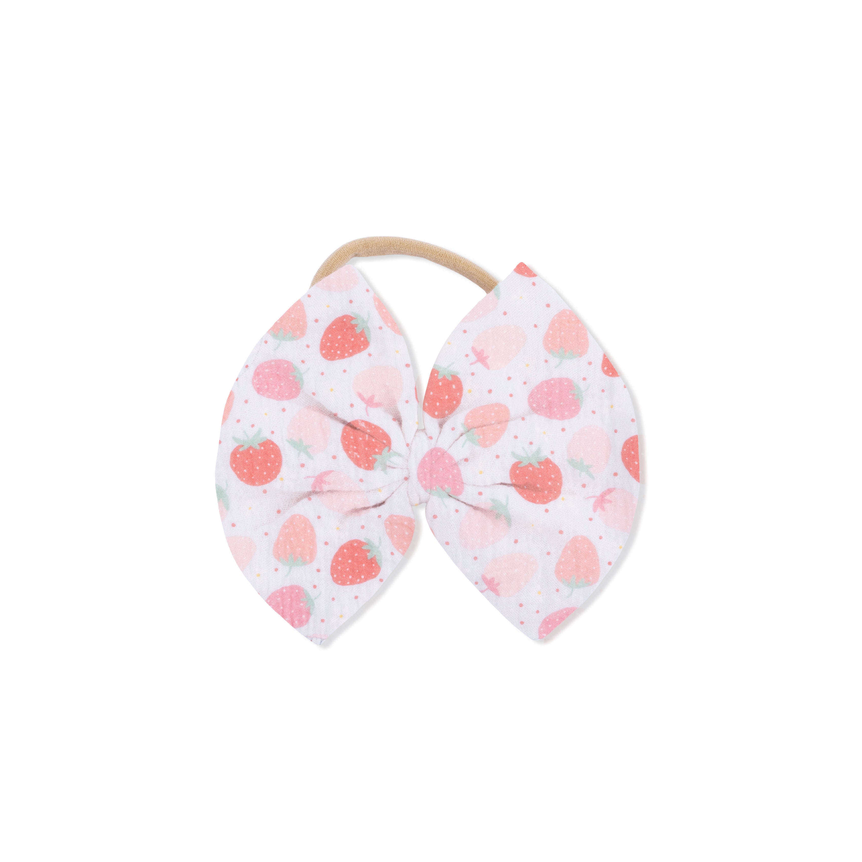 Strawberry Bliss - Jill Dress With Bloomer & Bow On Headband Set