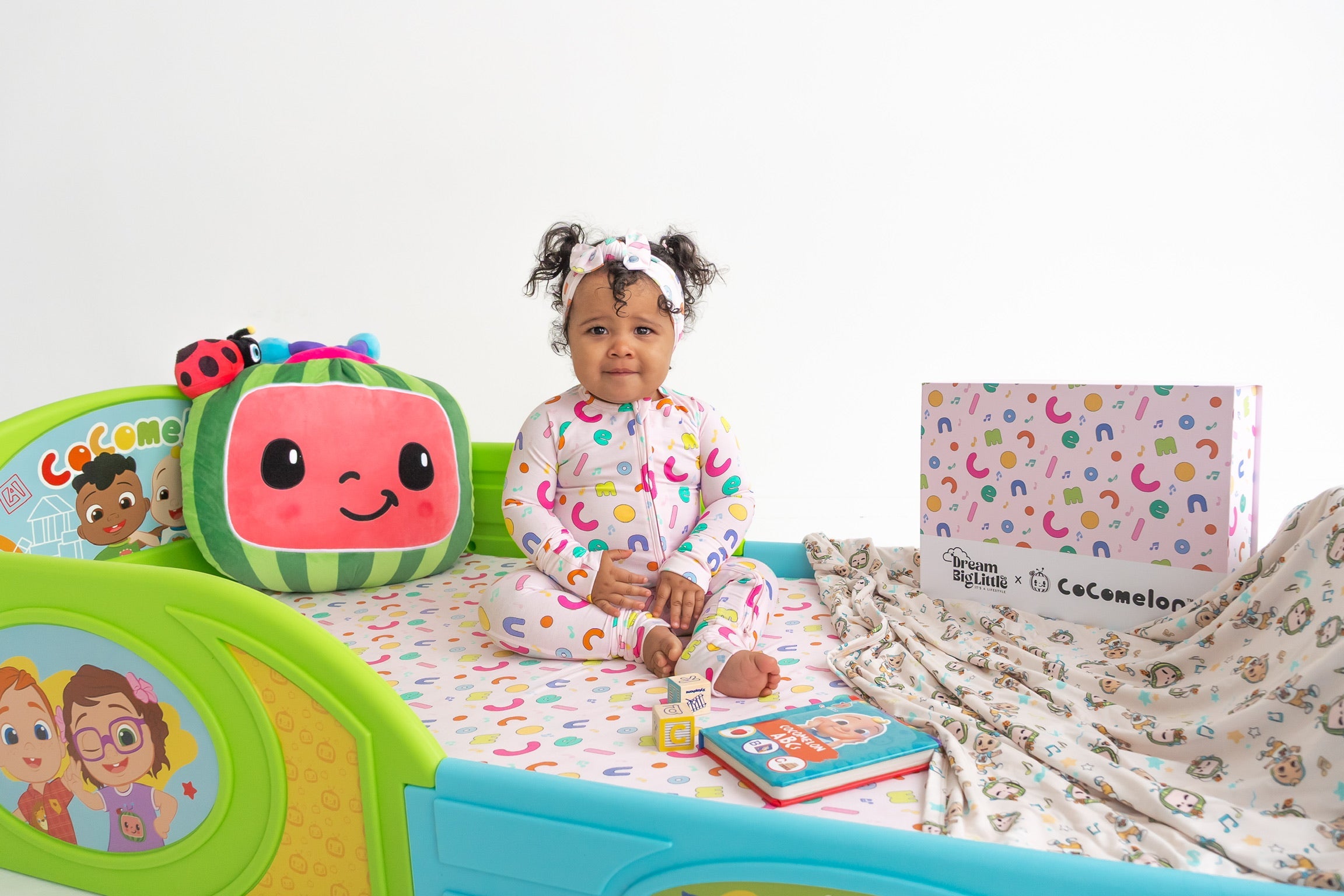 Dream Big Little Co X Cocomelon Alphabet Dream Romper