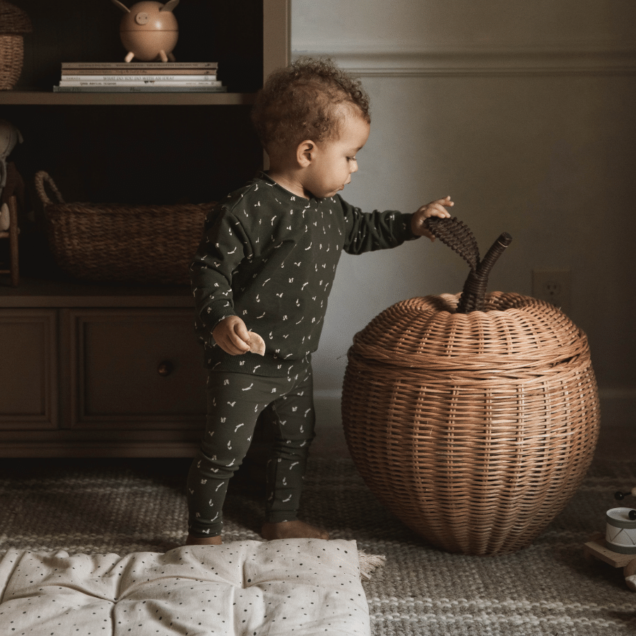 The Printed Long Sleeve Tee - Squirrel