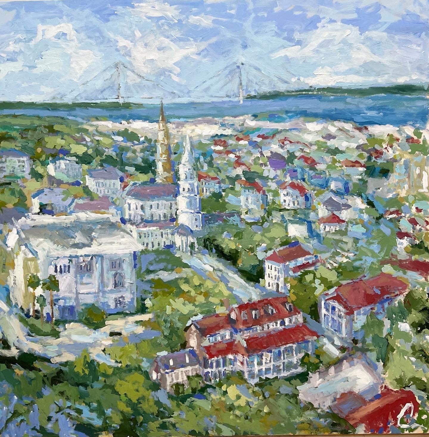 Holy City Steeples Print