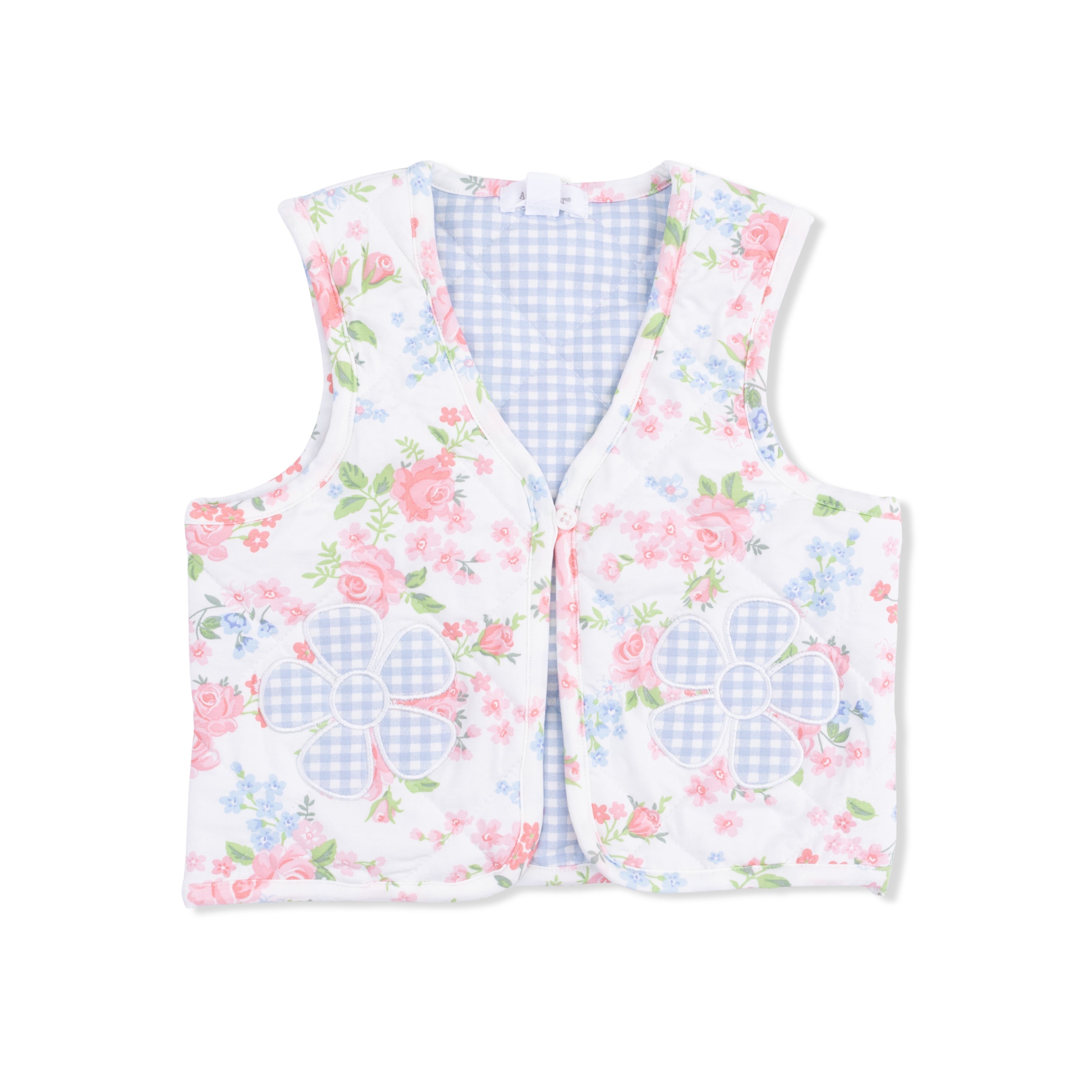 Cute Little Roses - Quilted Vest