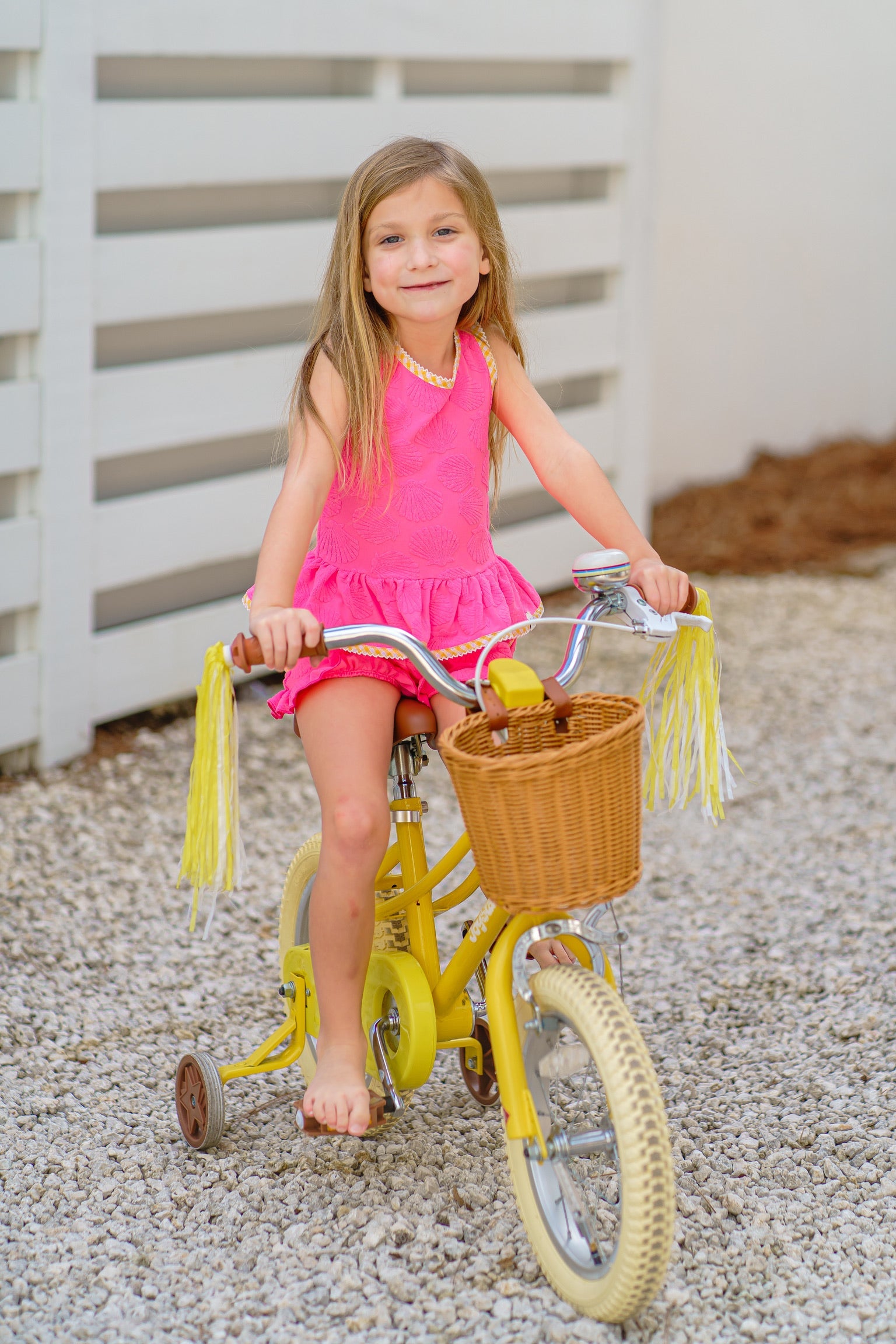 Hot Pink Shell Terry Set