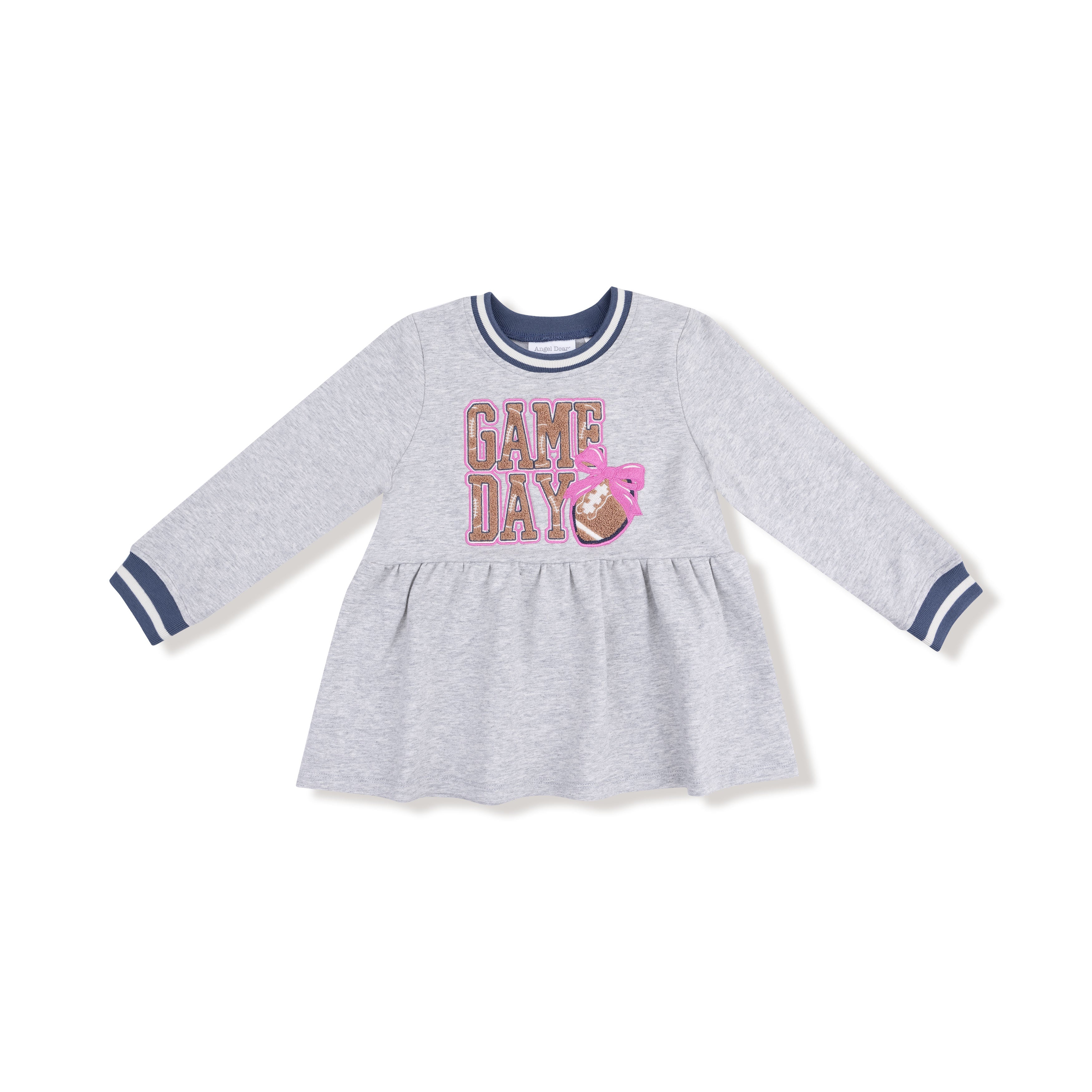 French Terry Dress With Game Day Patch